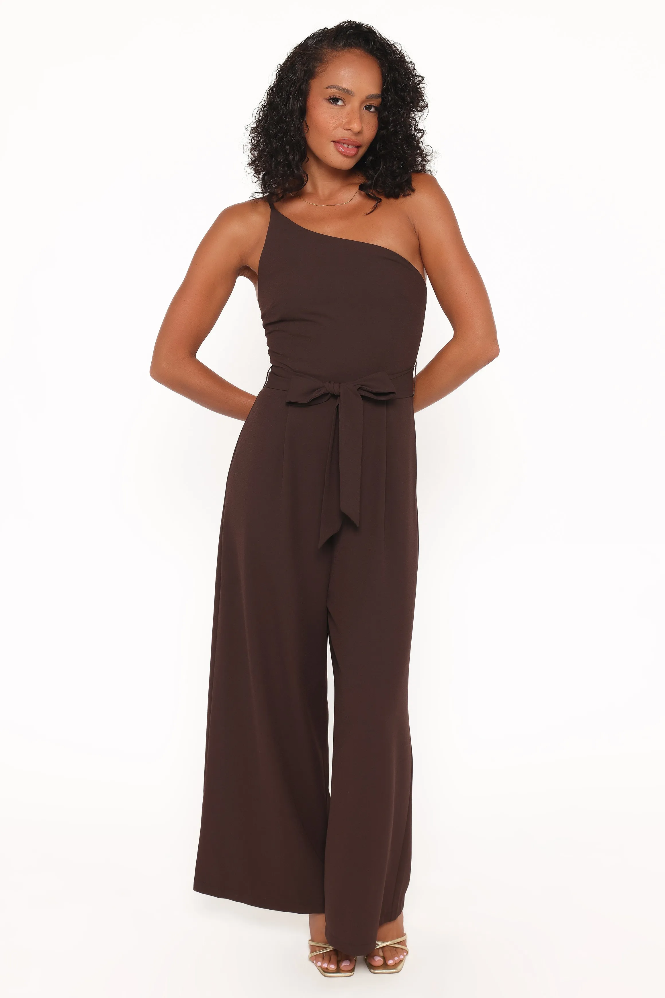Leyton Jumpsuit - Chocolate Brown sold by Petal & Pup product image thumbnail 5