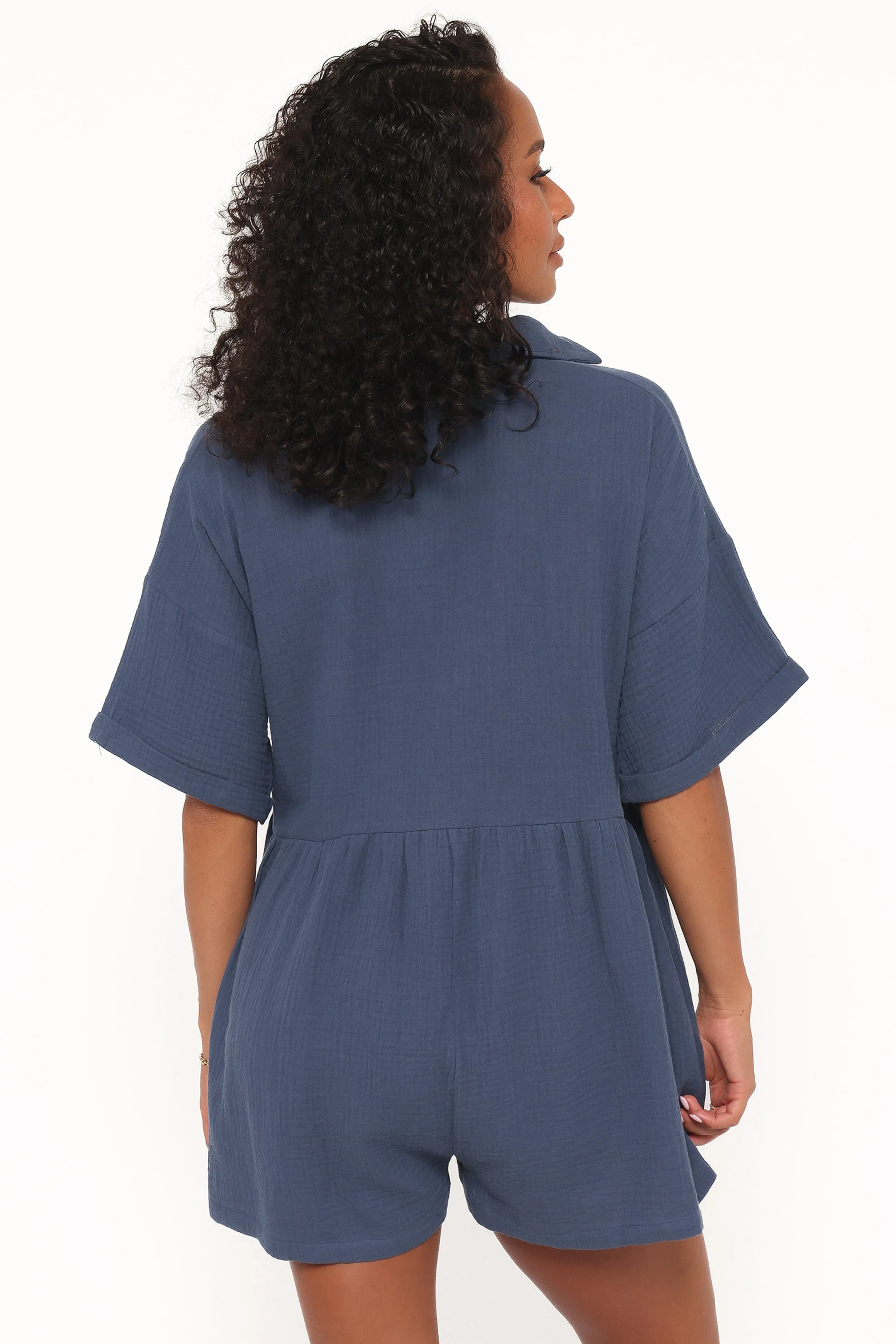 Winny Romper - Denim Blue sold by Petal & Pup product image thumbnail 4