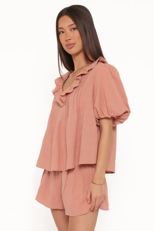 Felicity Short Set - Dusty Rose sold by Petal & Pup