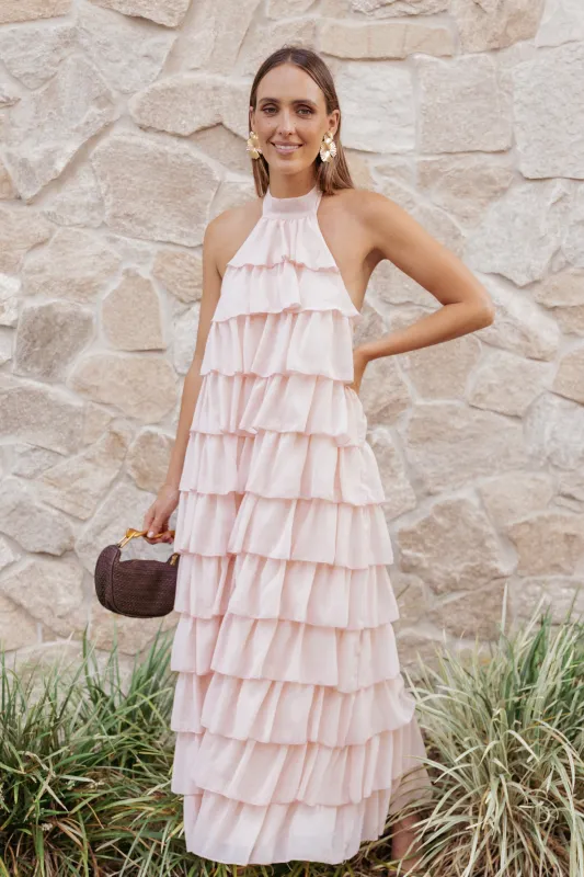 Zoella Maxi Dress - Pink made by Petal & Pup