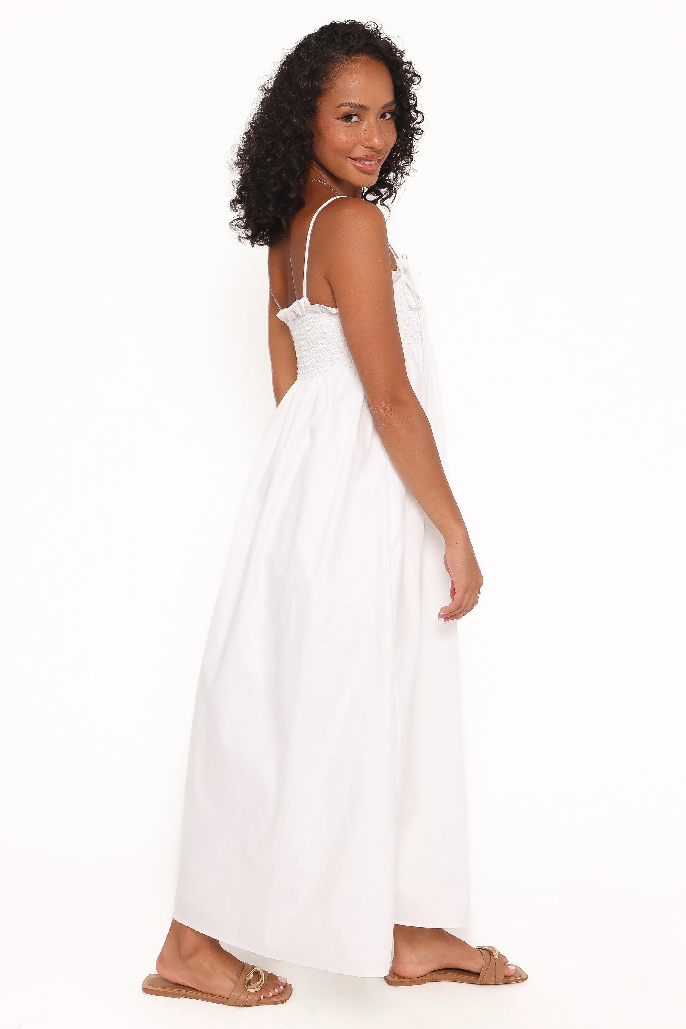 Josie Maxi Dress - White sold by Petal & Pup product image thumbnail 3