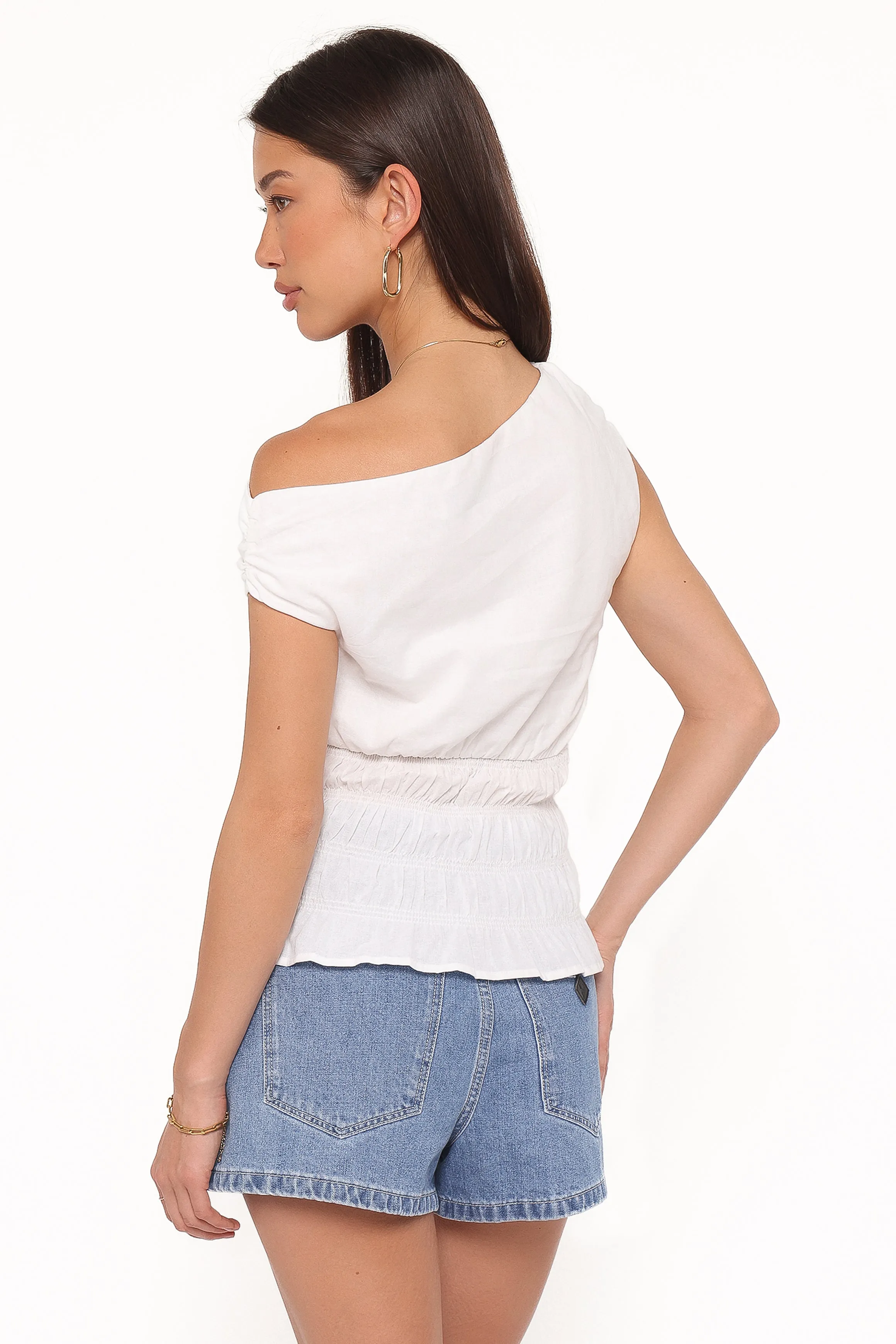 Lia Off Shoulder Top - Ivory sold by Petal & Pup product image thumbnail 4