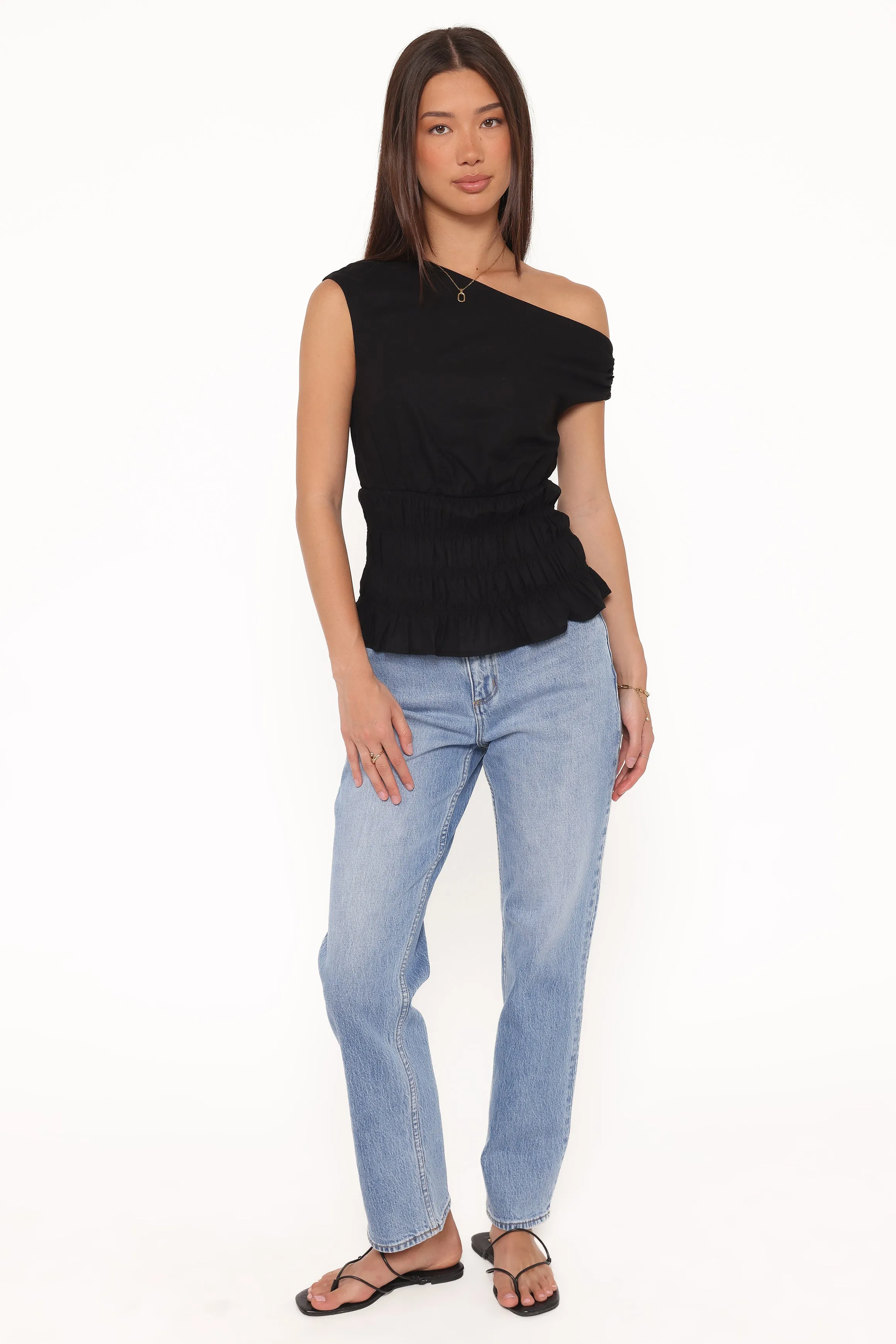 Lia Off Shoulder Top - Black sold by Petal & Pup product image thumbnail 5