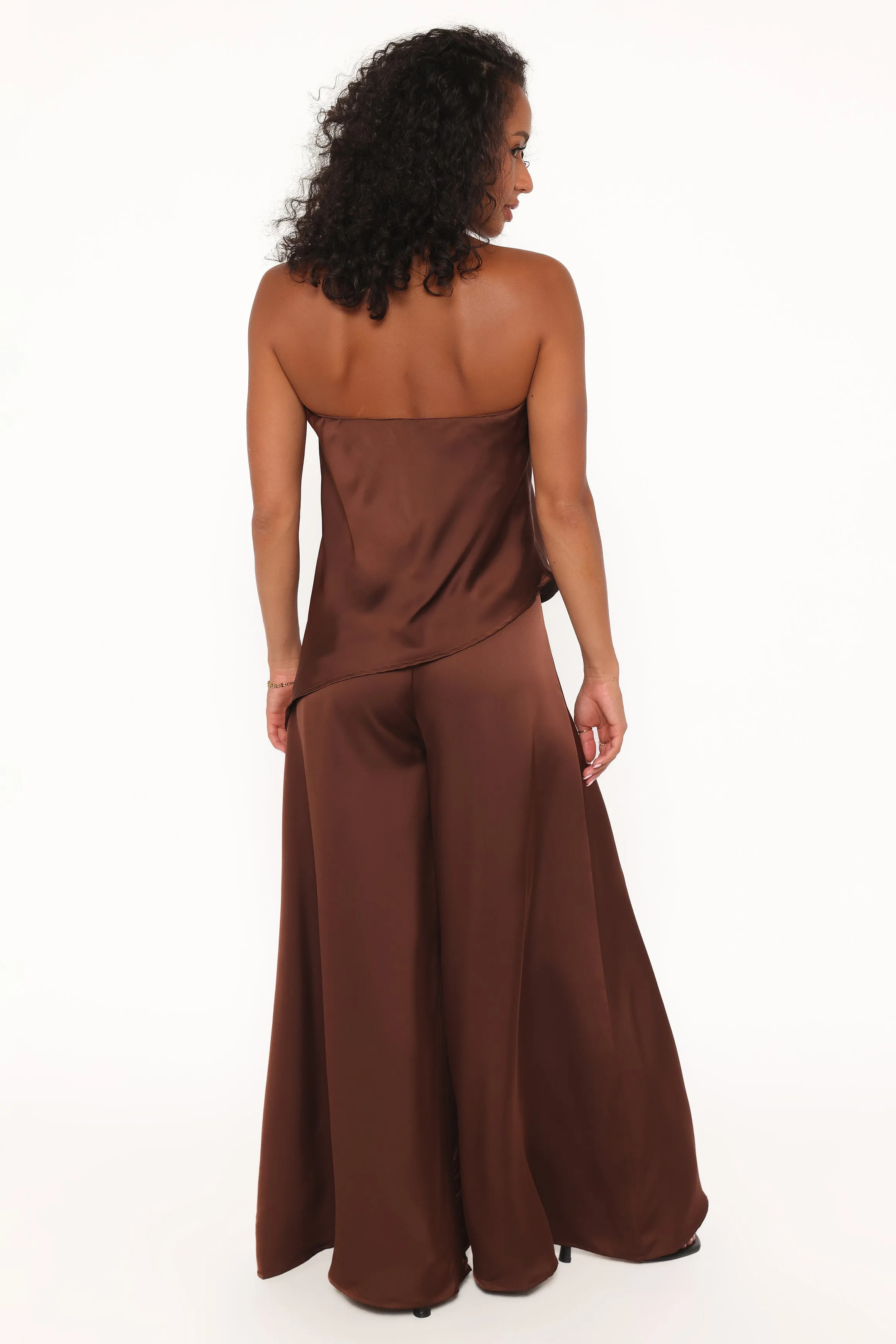 Charmer Wide Leg Pant - Dark Brown sold by Petal & Pup product image thumbnail 4