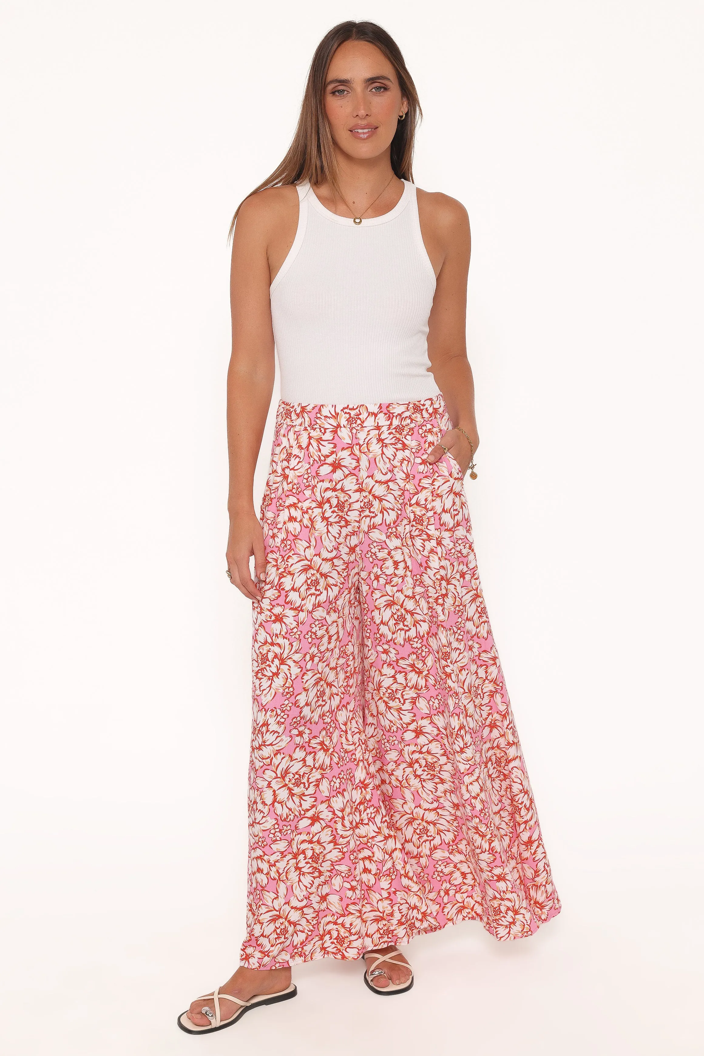 Lessie Pants - Pink Floral sold by Petal & Pup product image thumbnail 5