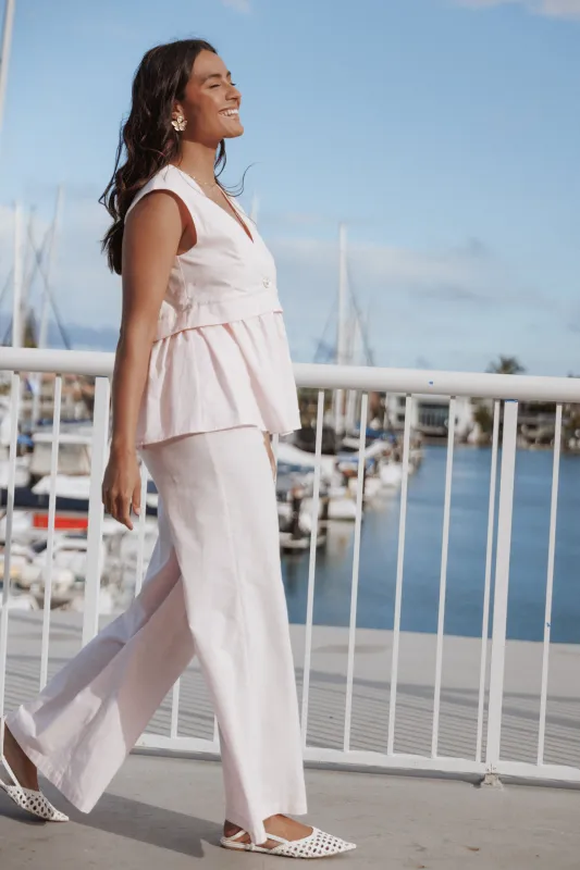Bristal Pant - Pink made by Petal & Pup