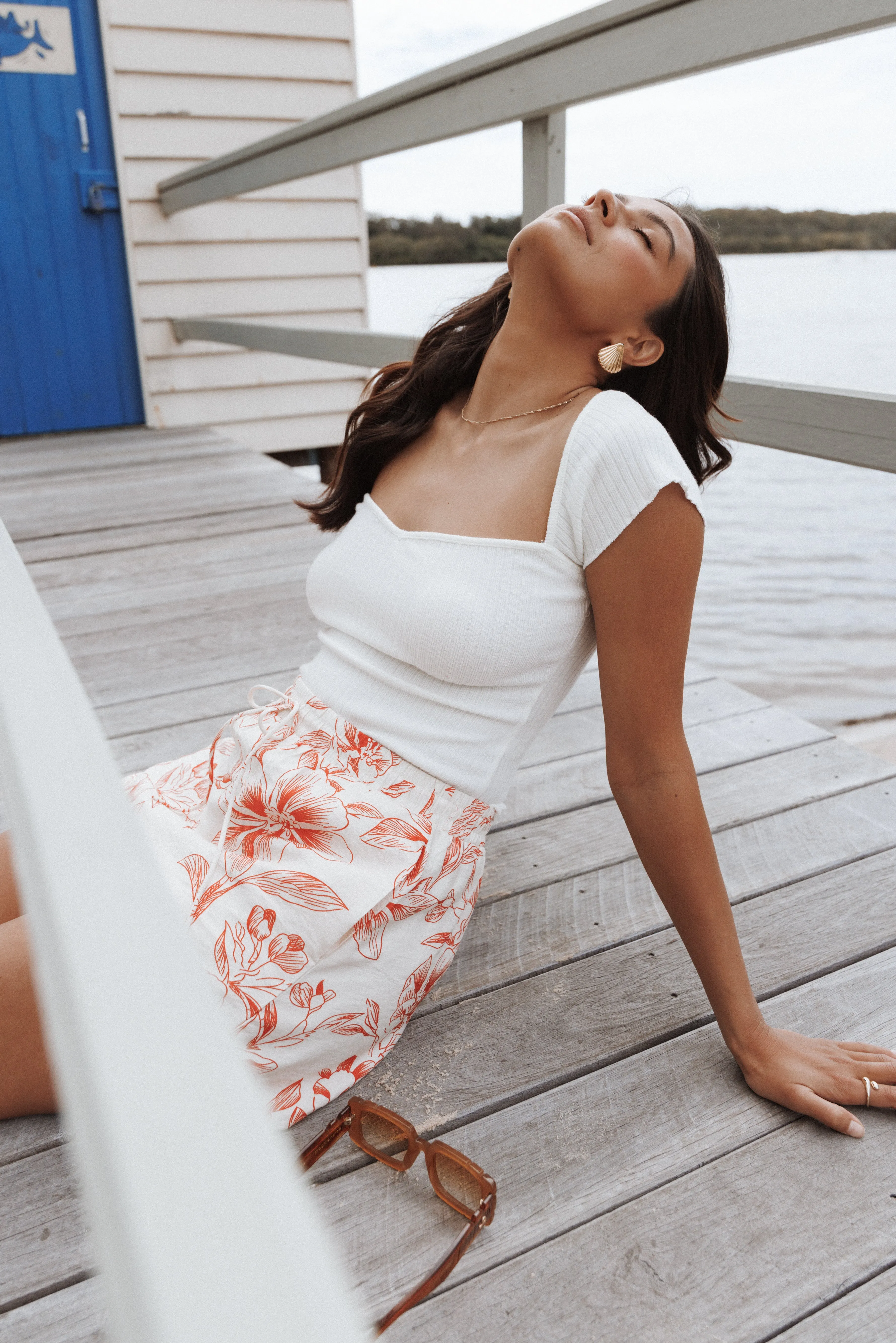 Maura Top - White sold by Petal & Pup