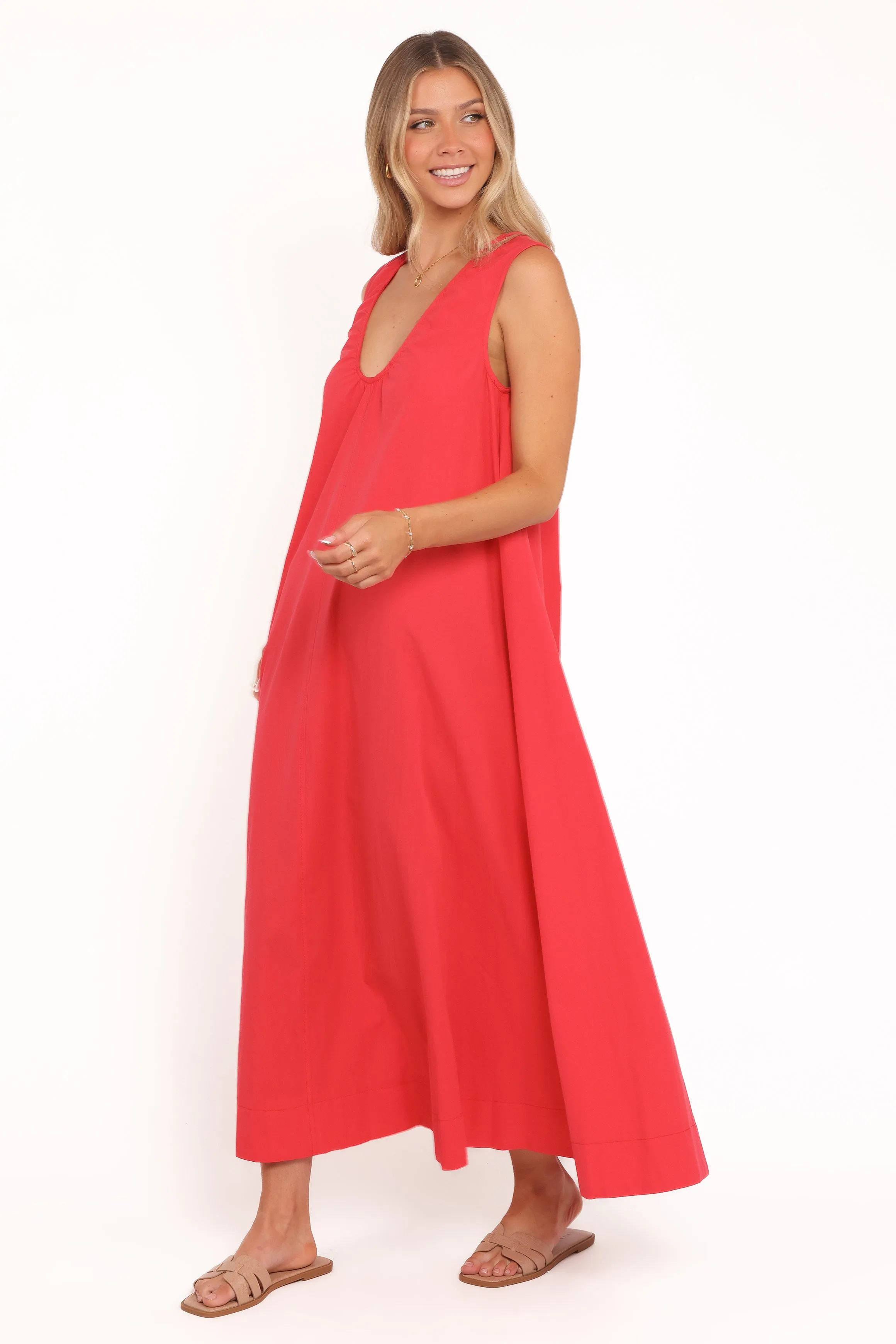 Laurita Maxi Dress - Red sold by Petal & Pup product image thumbnail 5
