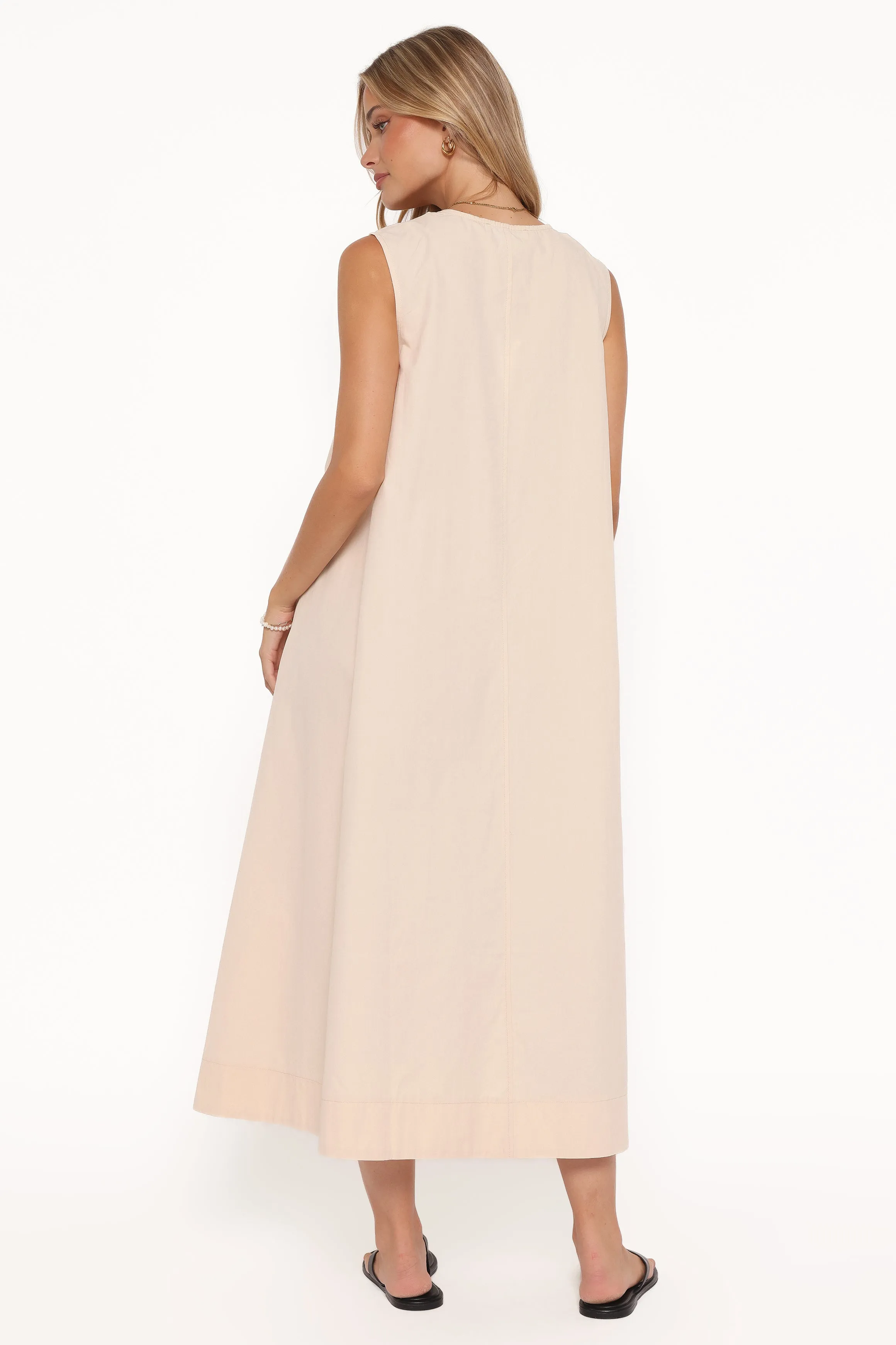Laurita Maxi Dress - Oatmeal sold by Petal & Pup product image thumbnail 5