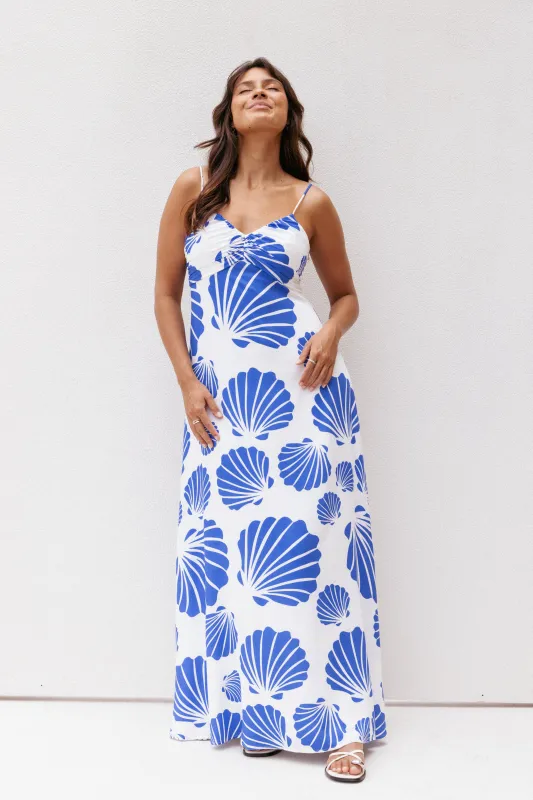 Tyla Maxi Dress - Blue Shell made by Petal & Pup