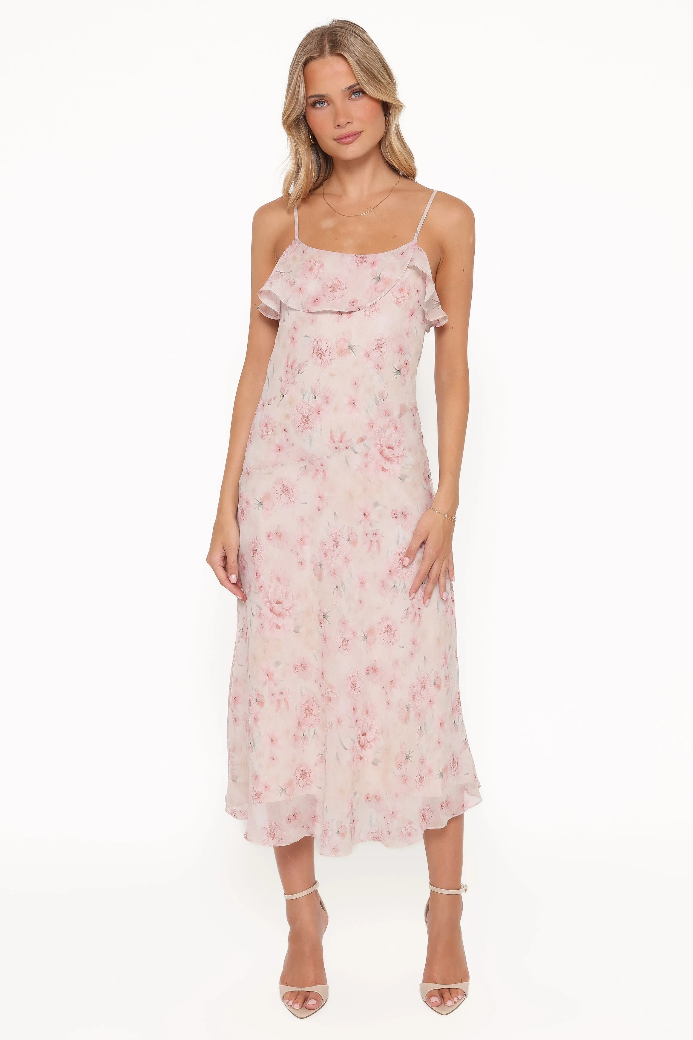 Lizbeth Maxi Dress - Pink Mauve Floral sold by Petal & Pup