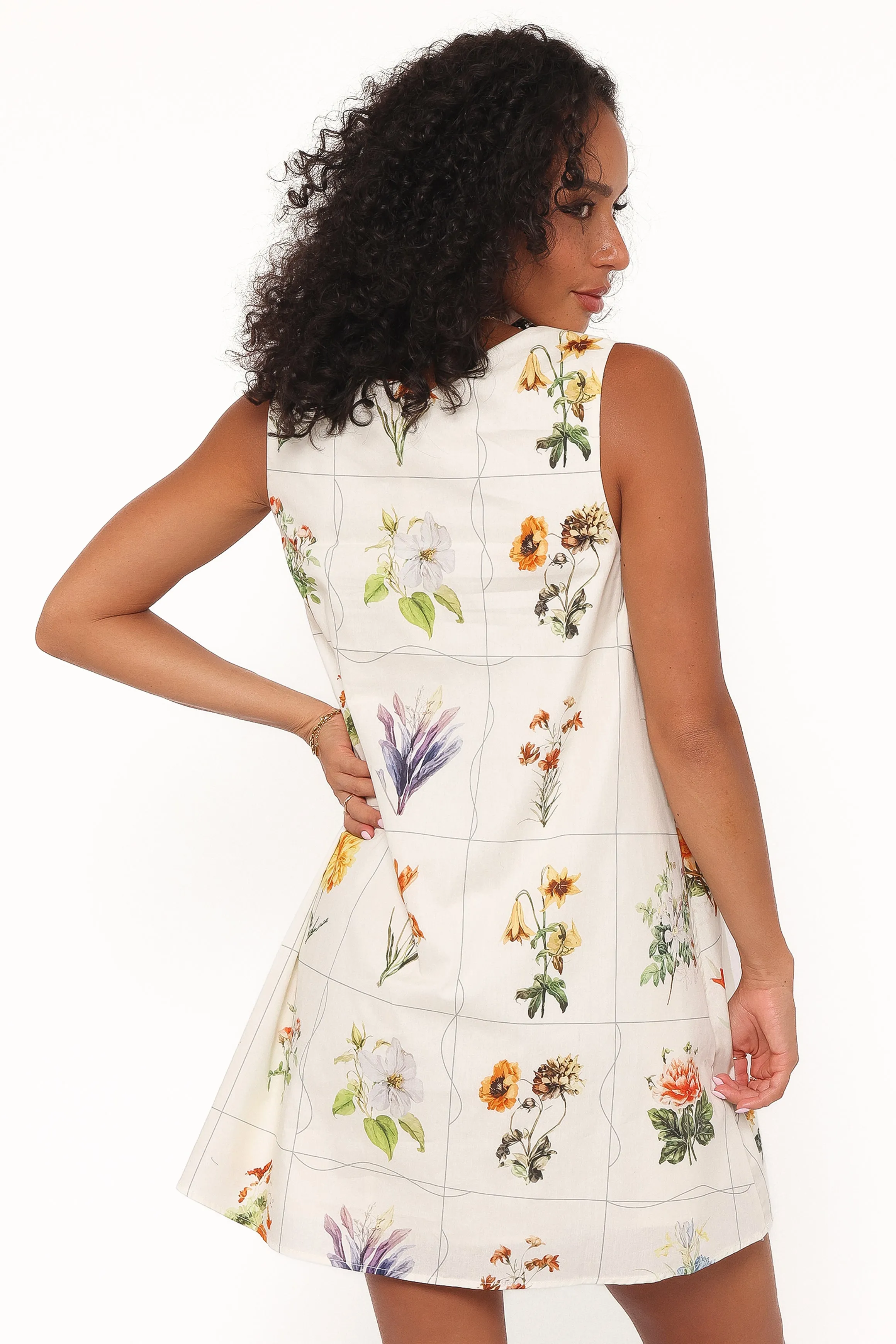 Elordi Mini Dress - Multi Flowers sold by Petal & Pup product image thumbnail 4