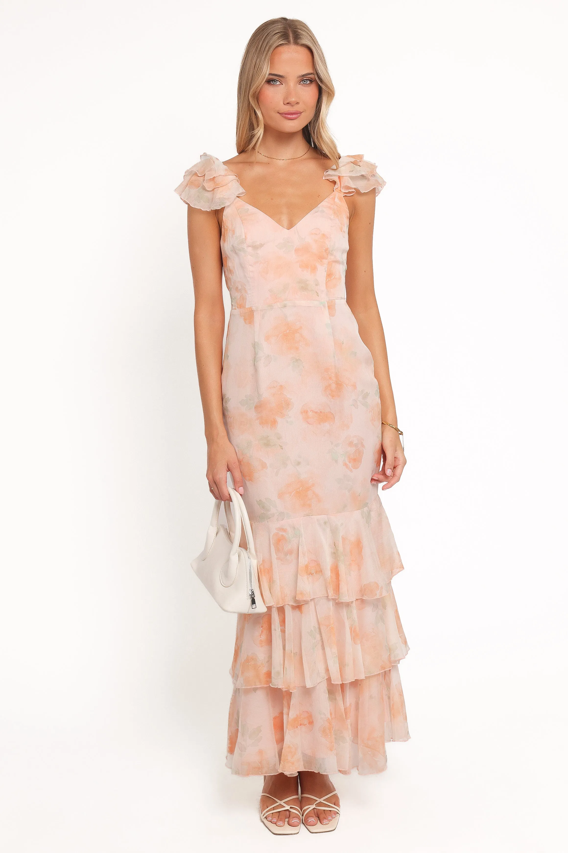 Lydia Maxi Dress - Pink Floral sold by Petal & Pup