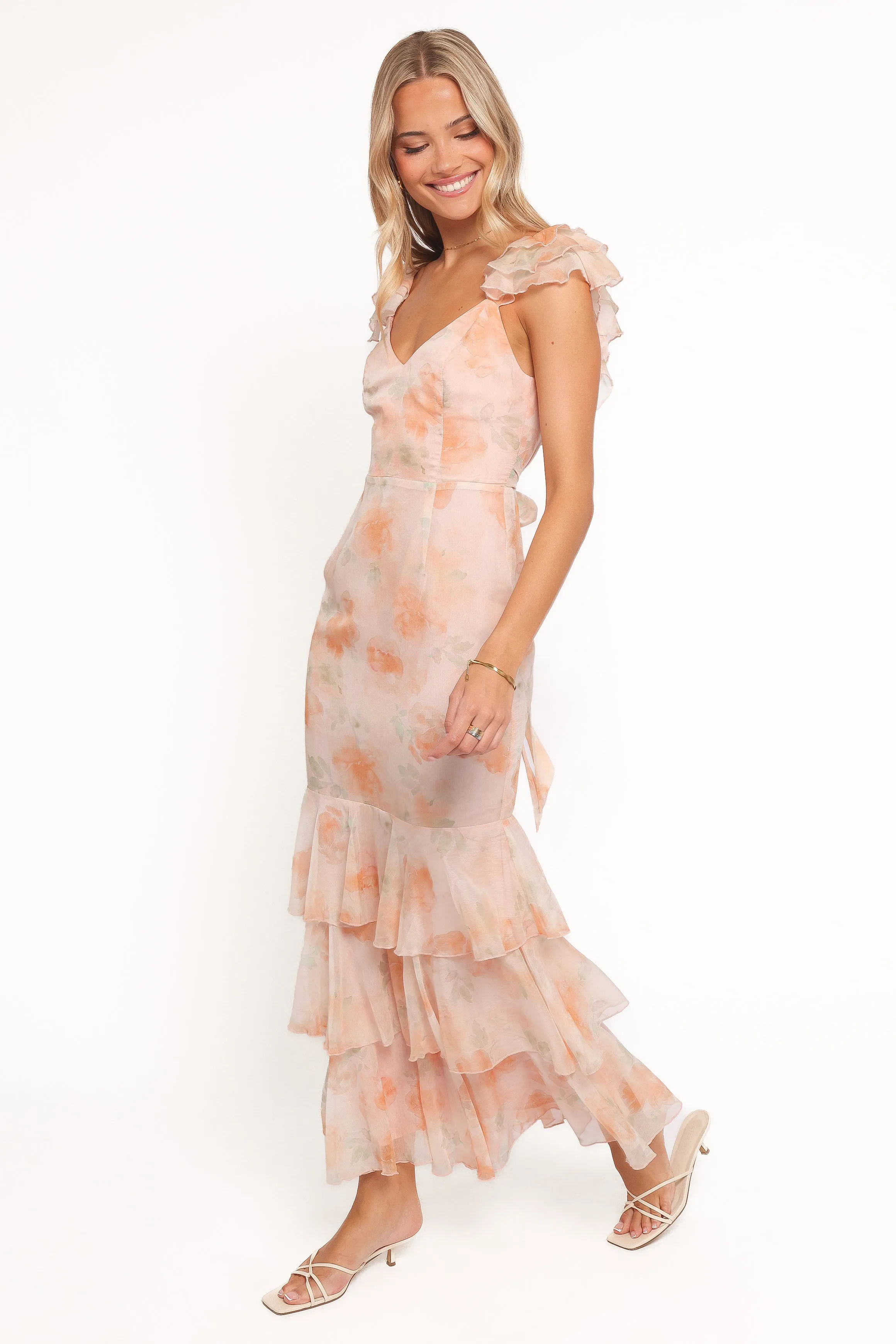 Lydia Maxi Dress - Pink Floral sold by Petal & Pup product image thumbnail 3