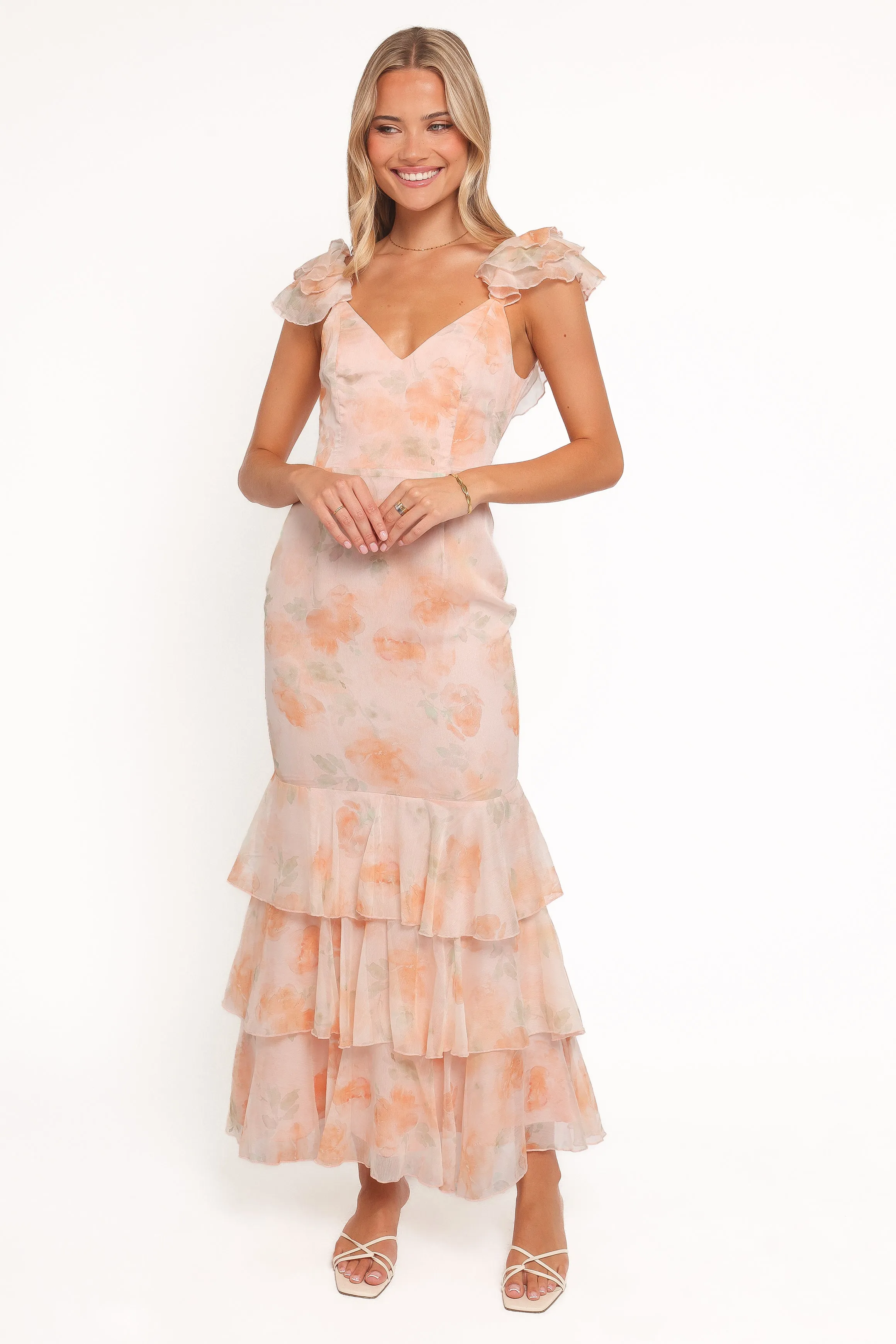 Lydia Maxi Dress - Pink Floral sold by Petal & Pup product image thumbnail 5