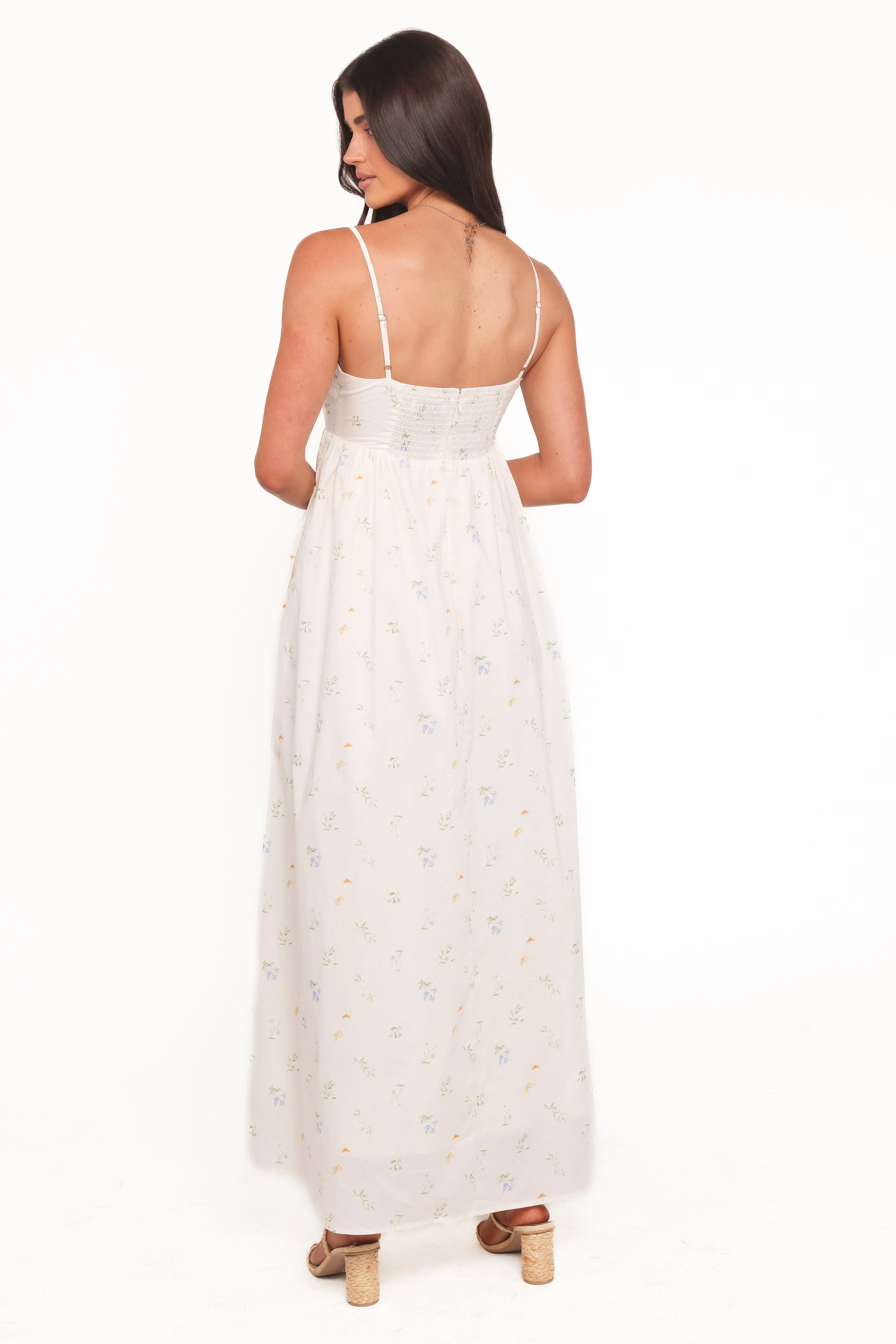 Odessa Maxi Dress - White Floral sold by Petal & Pup product image thumbnail 4