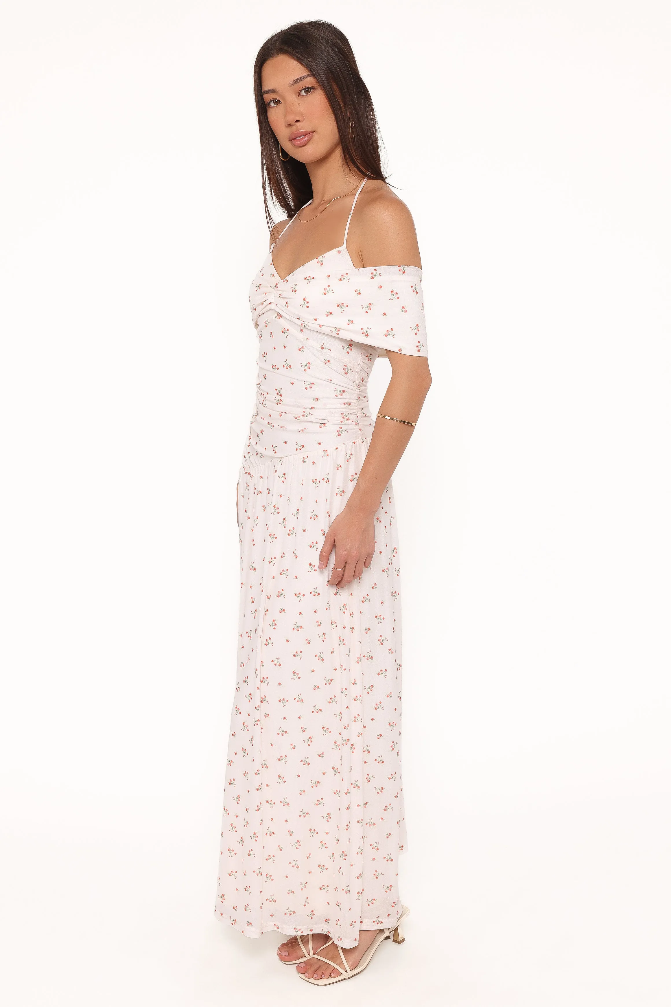 Mayven Maxi Dress - White Ditsy sold by Petal & Pup product image thumbnail 3