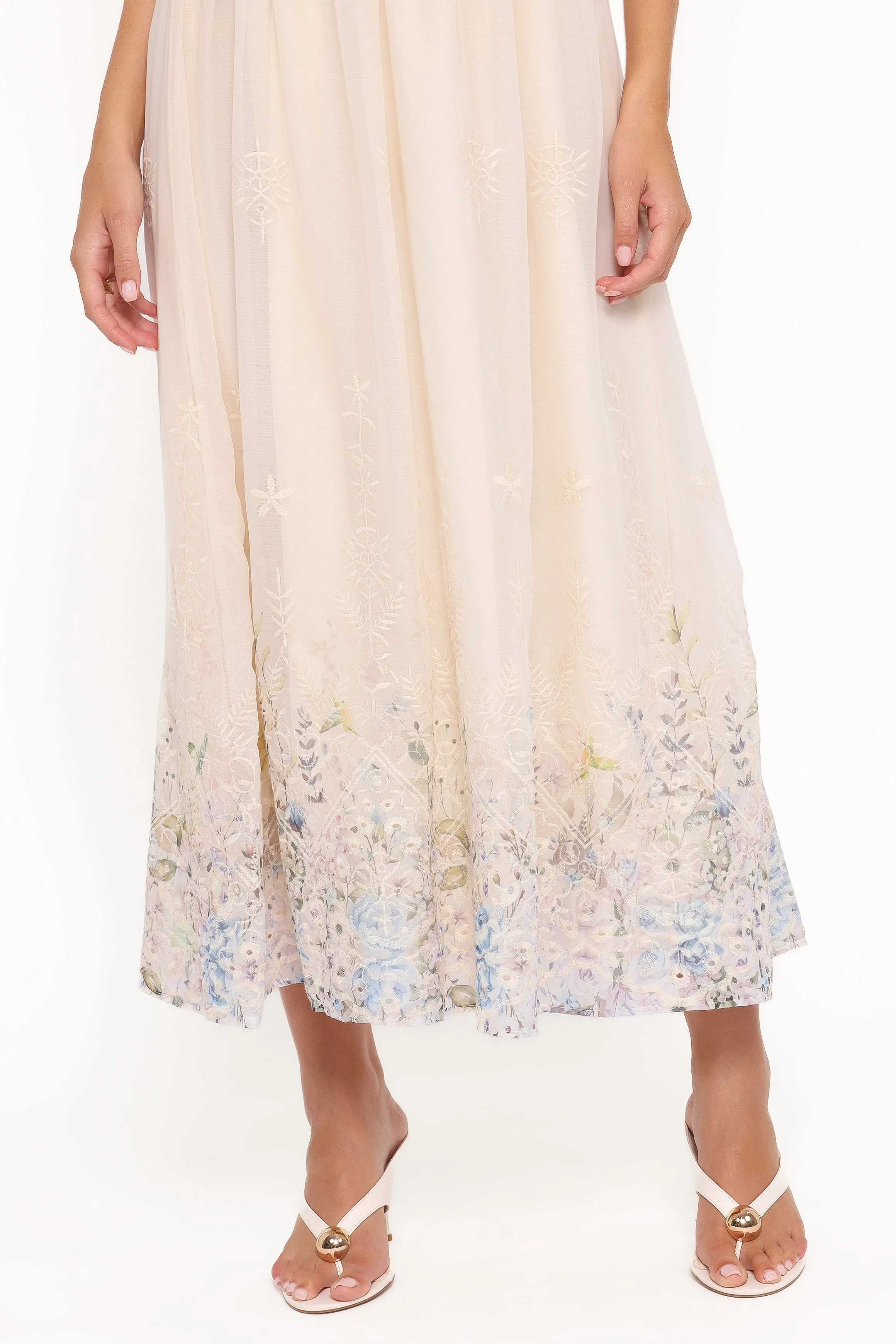 Kayt Strapless Dress - Embroidered Floral sold by Petal & Pup product image thumbnail 5