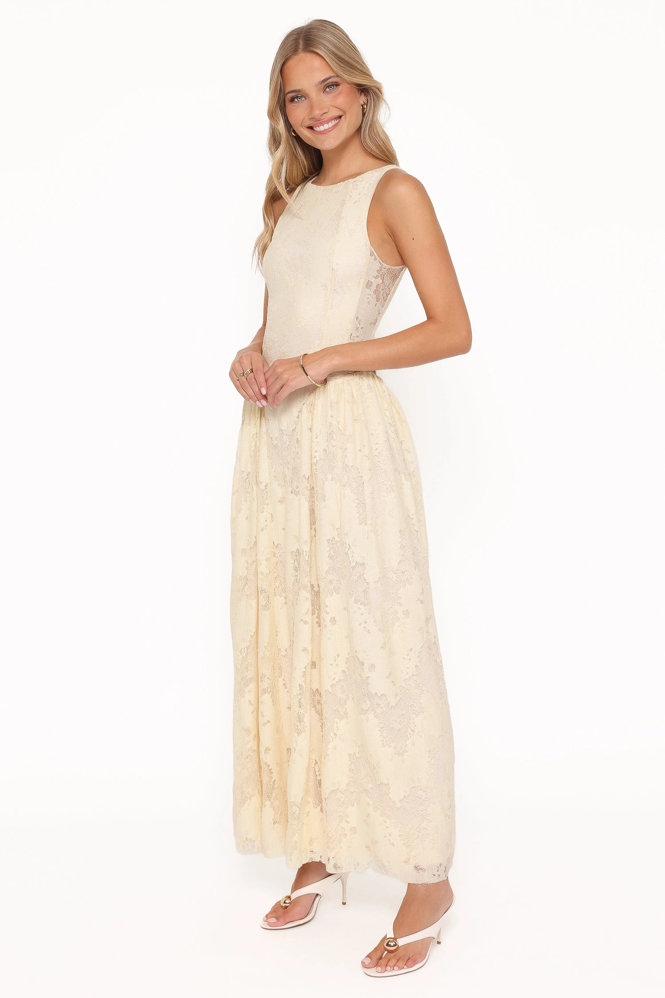Denny Maxi Dress - Butter Yellow sold by Petal & Pup product image thumbnail 3
