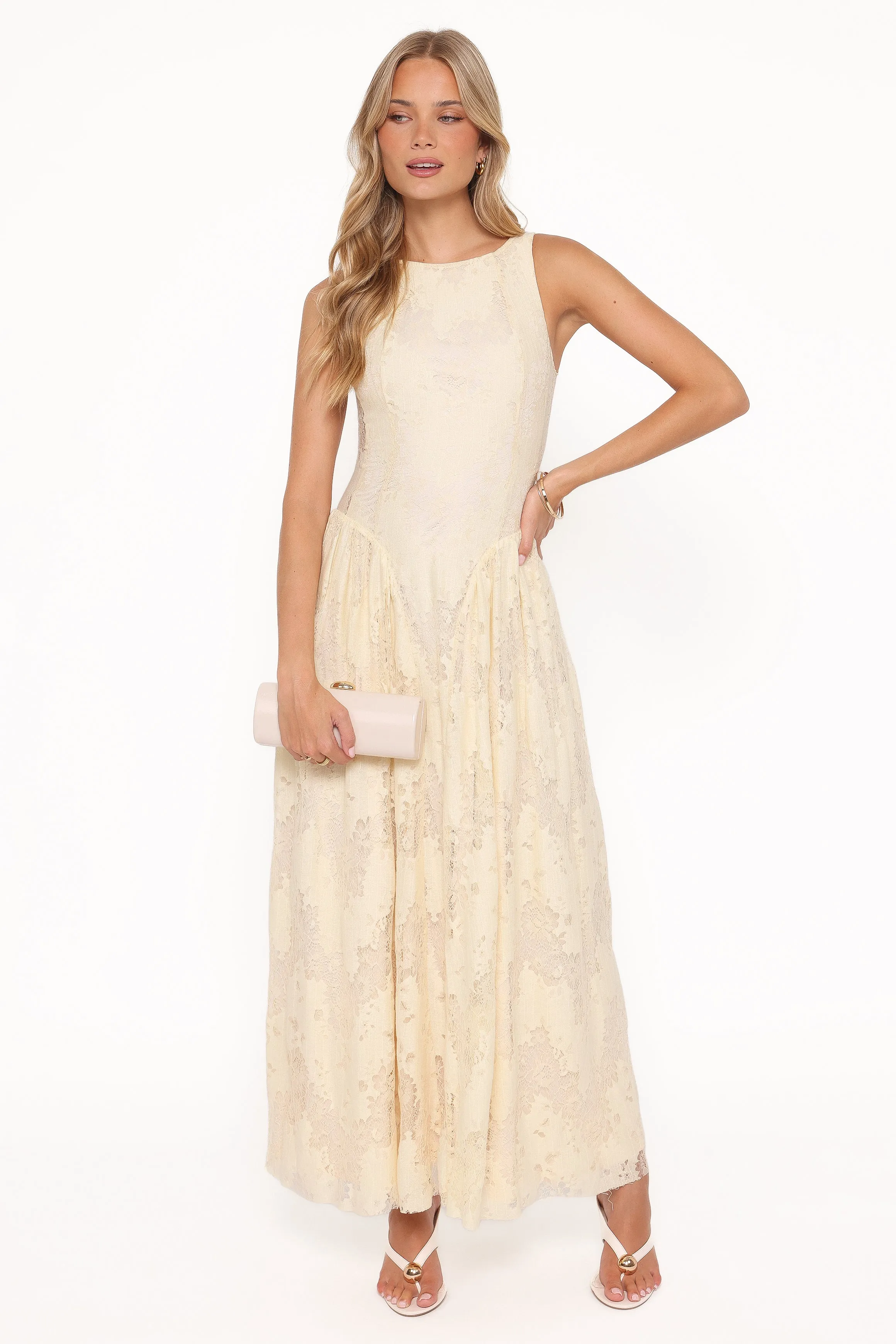 Denny Maxi Dress - Butter Yellow sold by Petal & Pup product image thumbnail 5