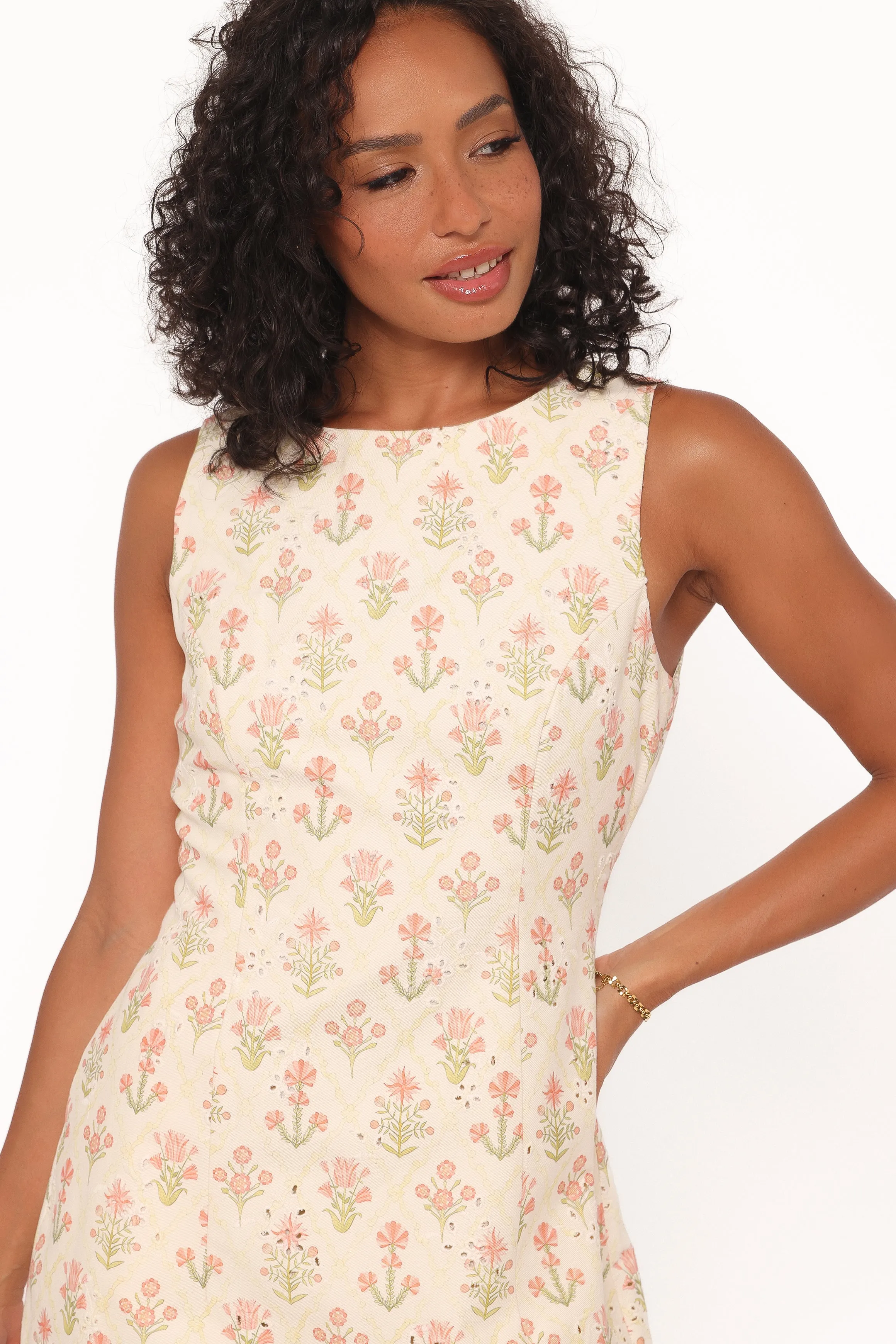 Memphis Mini Dress - Coral Floral sold by Petal & Pup product image thumbnail 2