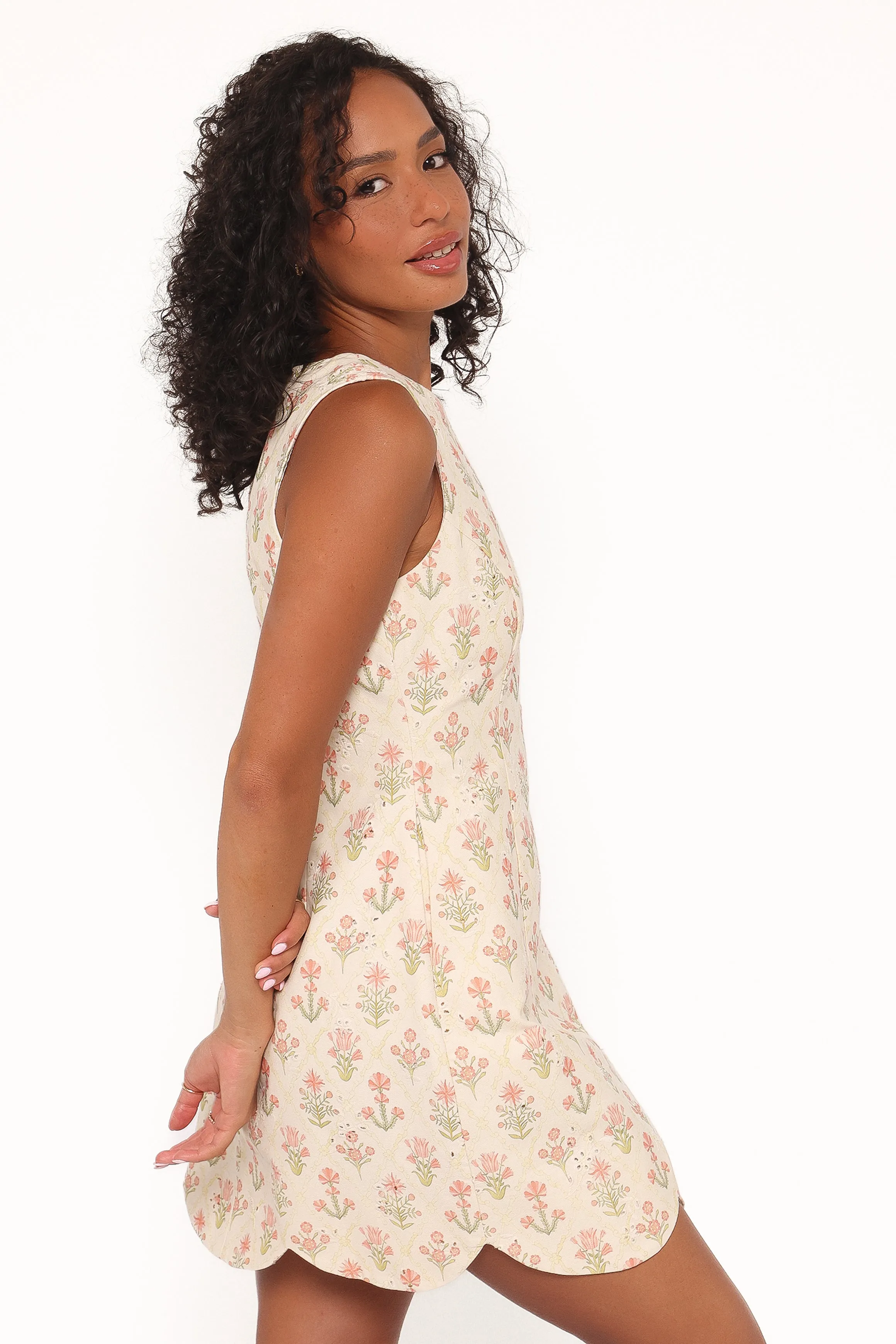 Memphis Mini Dress - Coral Floral sold by Petal & Pup product image thumbnail 3