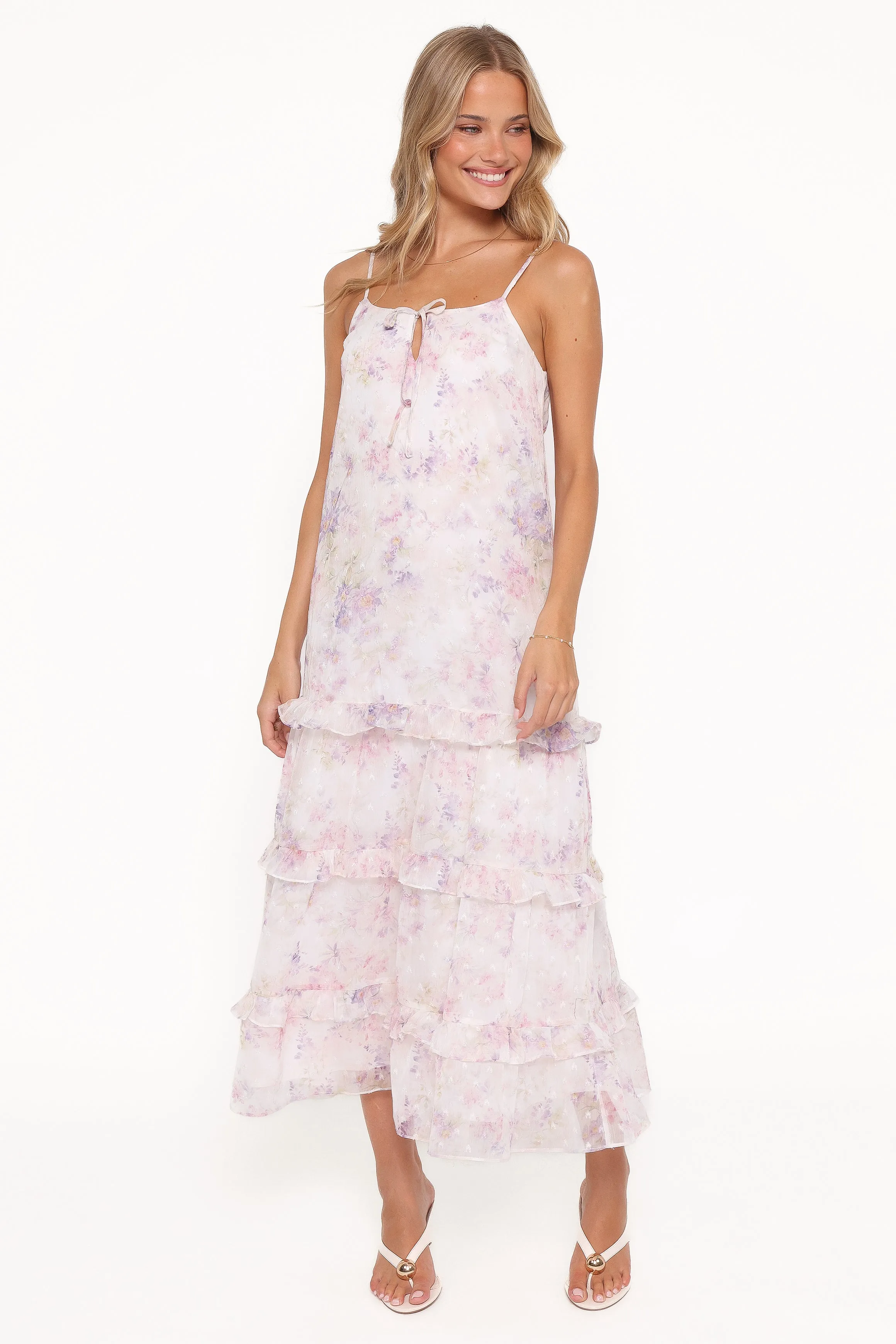 Minka Maxi Dress - White/Multi Floral sold by Petal & Pup product image thumbnail 5