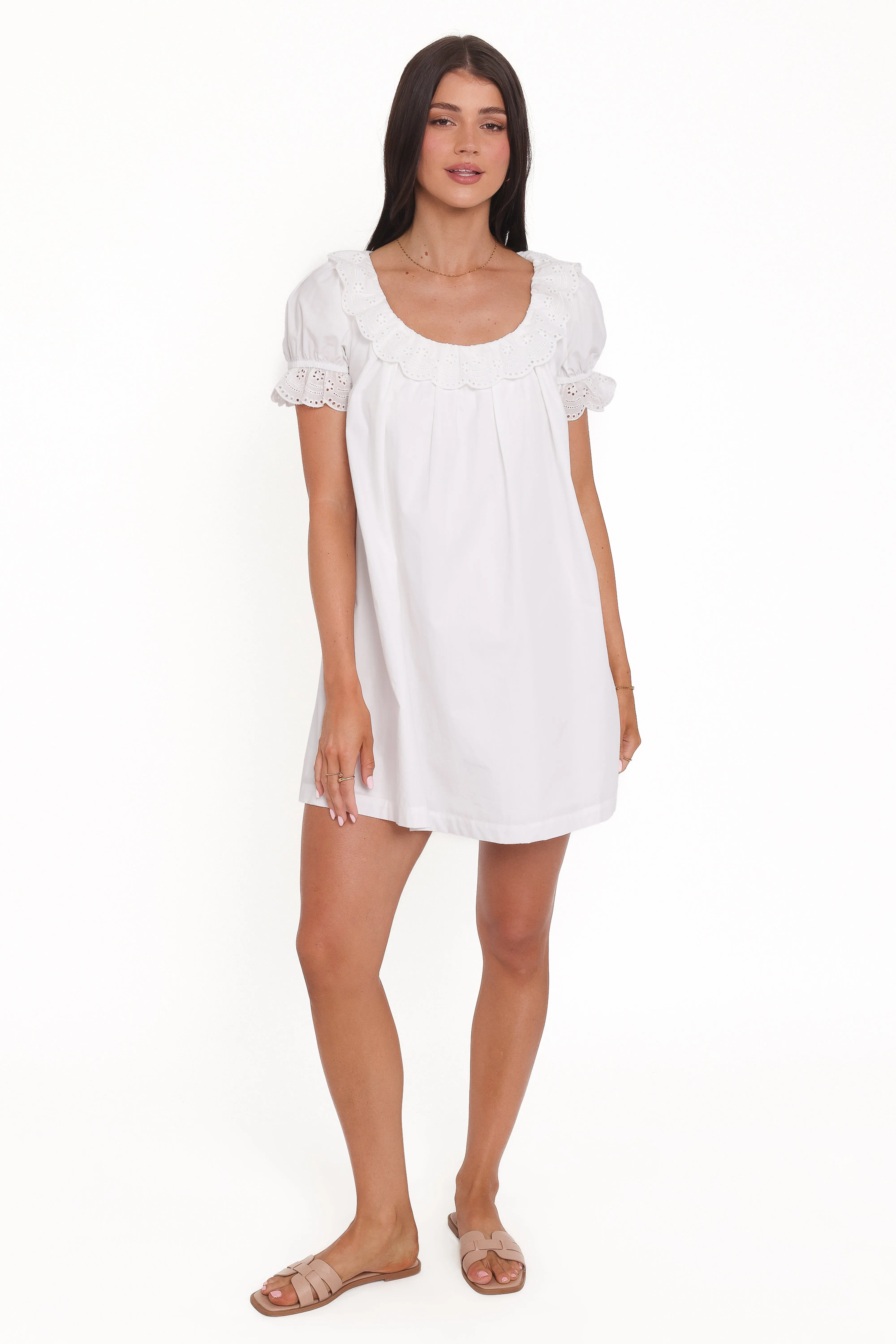 Merlyn Mini Dress - White sold by Petal & Pup product image thumbnail 2
