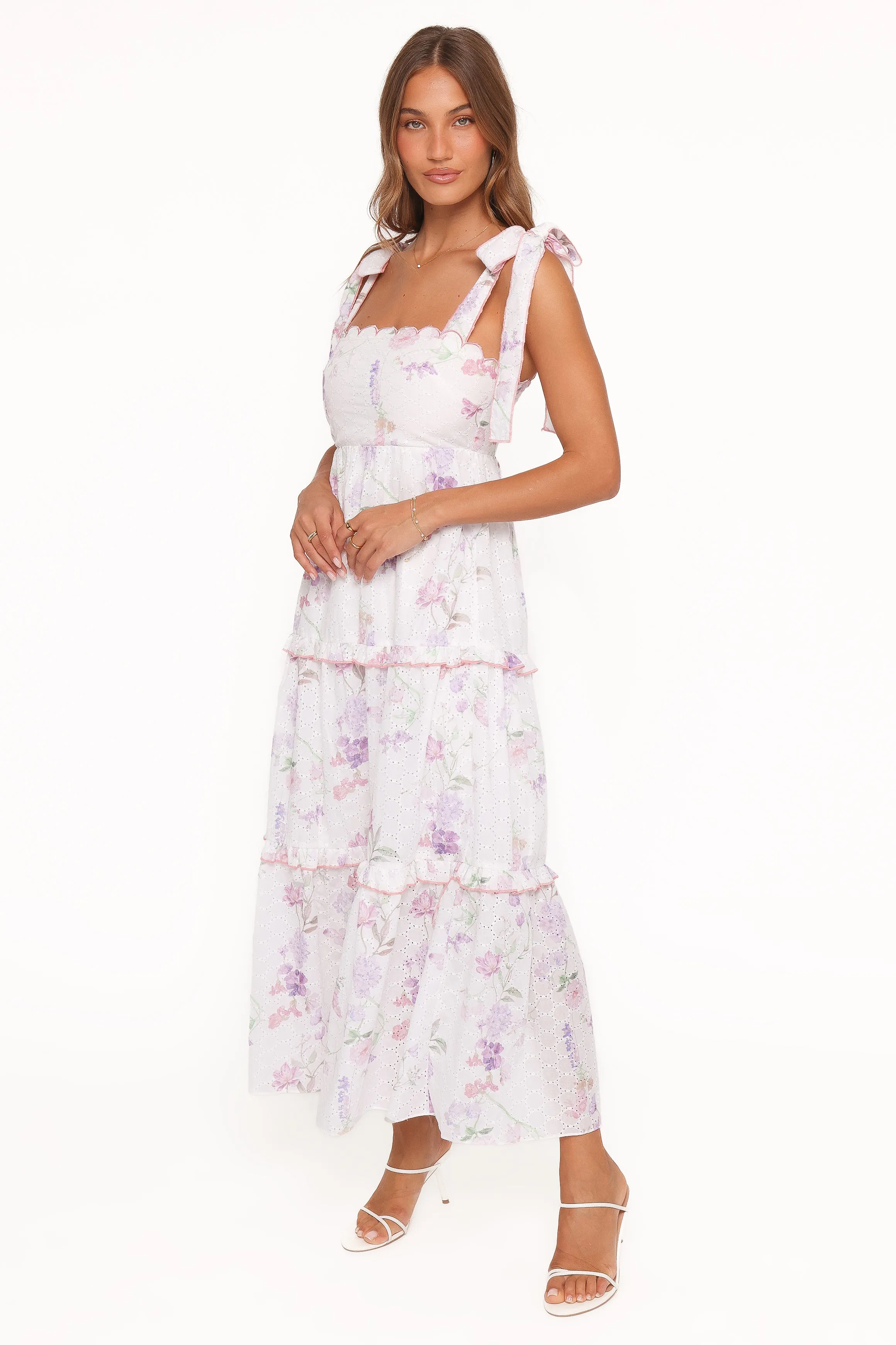 Aurelia Maxi Dress - Purple Floral sold by Petal & Pup product image thumbnail 4