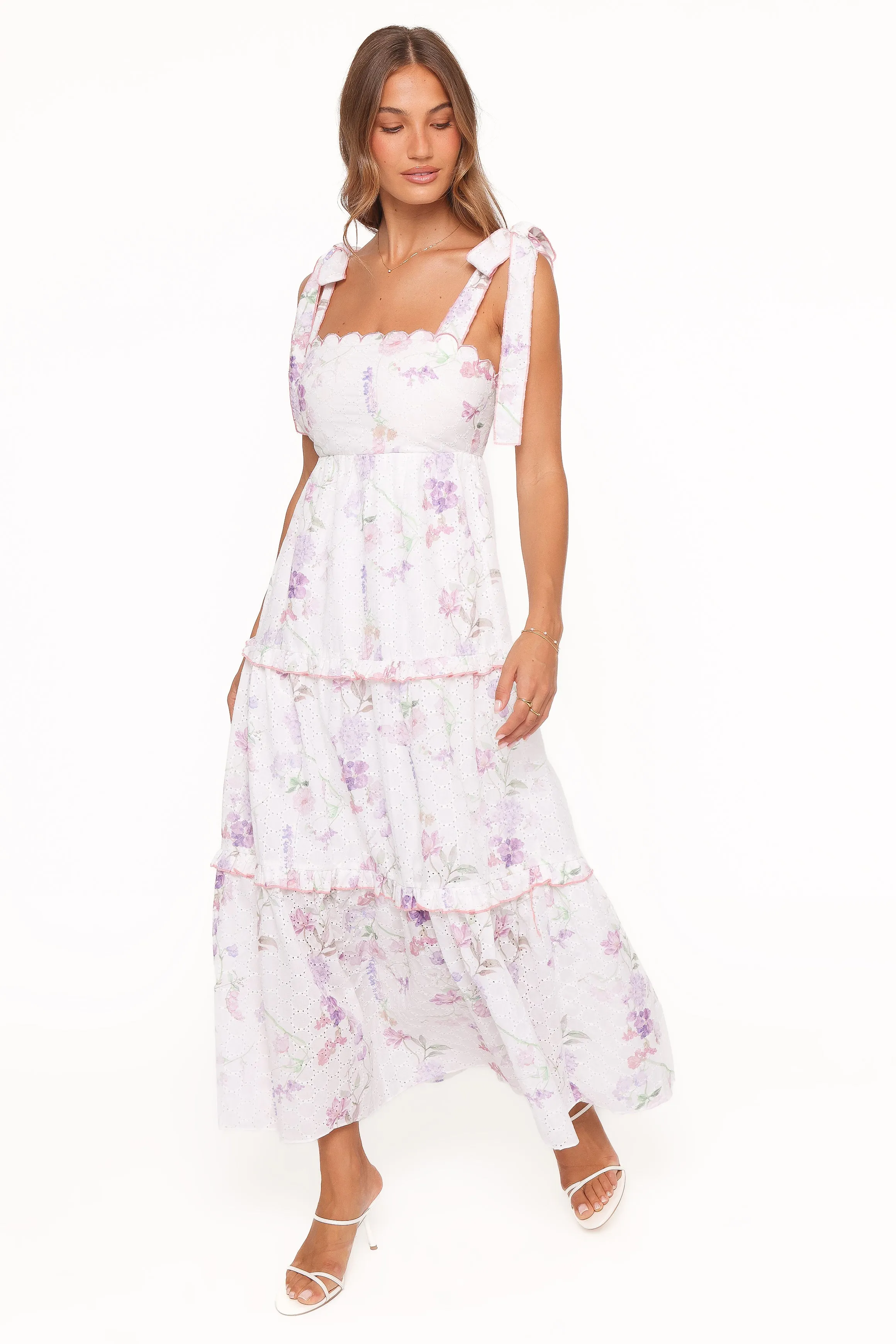 Aurelia Maxi Dress - Purple Floral sold by Petal & Pup product image thumbnail 2