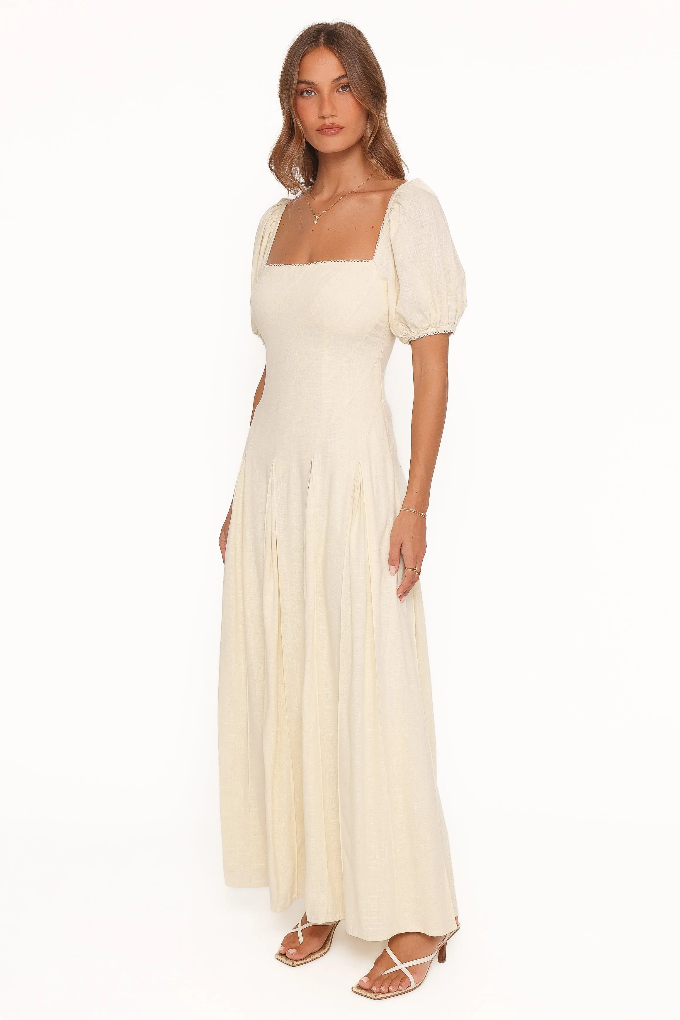 Kinlee Maxi Dress - Butter Yellow sold by Petal & Pup product image thumbnail 4