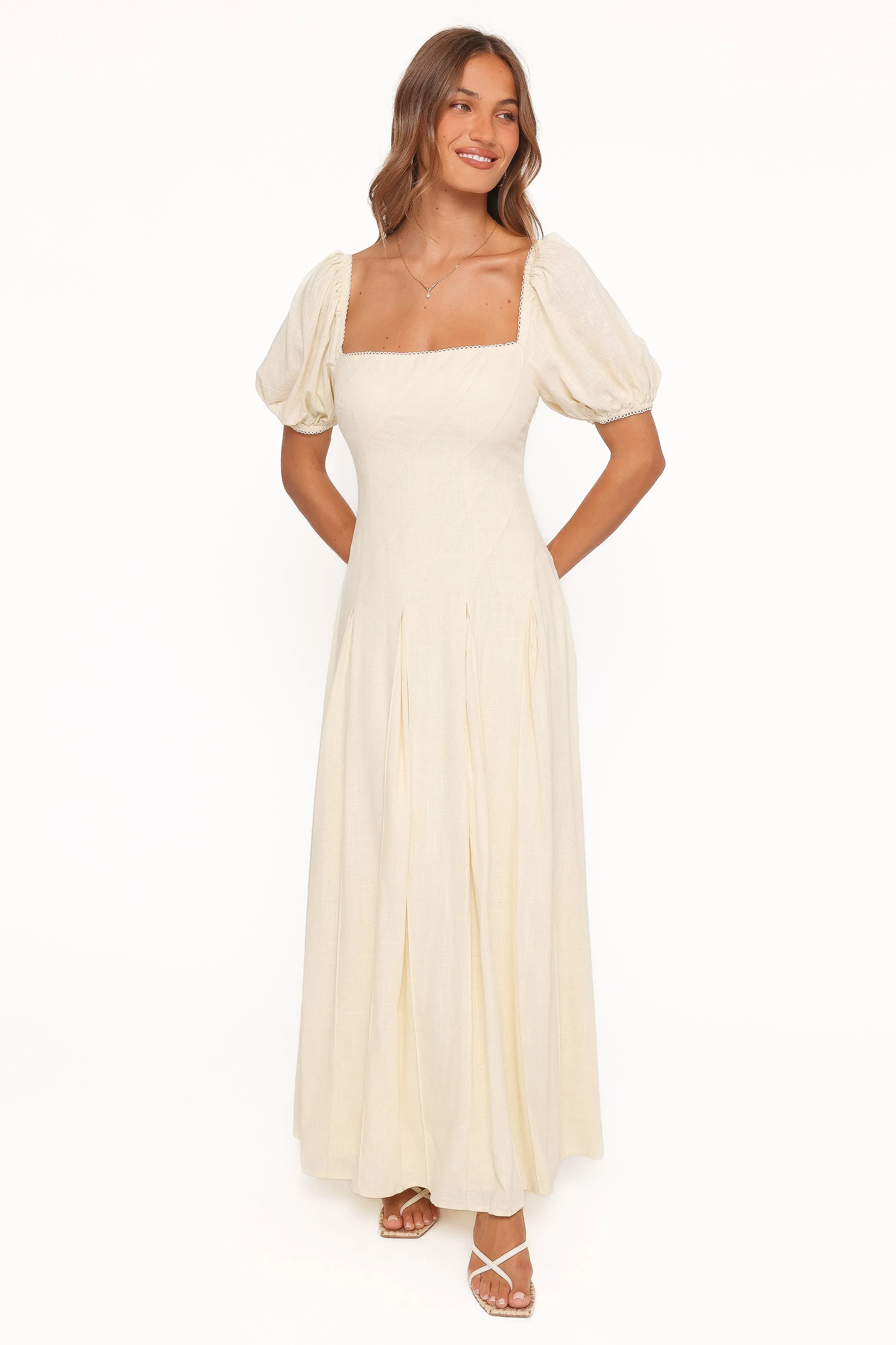 Kinlee Maxi Dress - Butter Yellow sold by Petal & Pup product image thumbnail 2