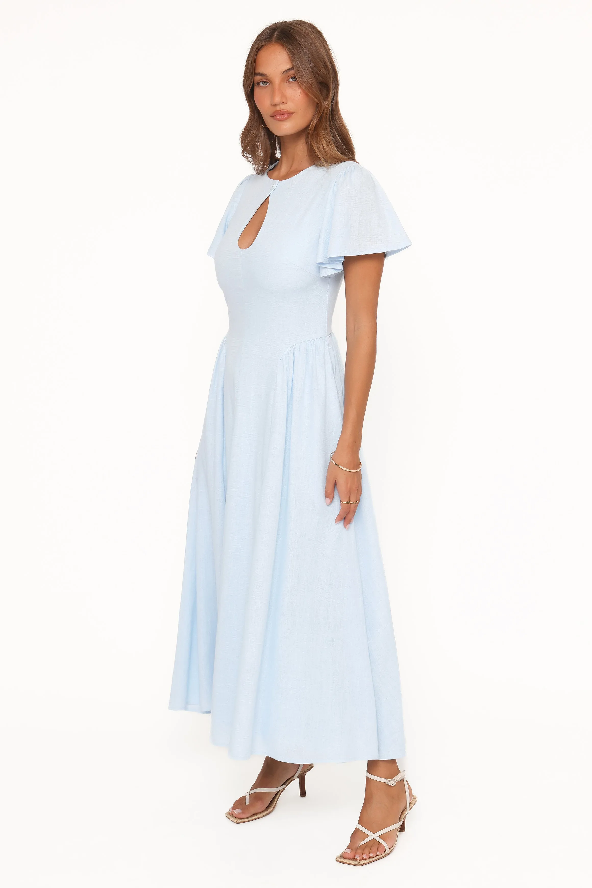 Jessima Midi Dress - Pale Blue sold by Petal & Pup product image thumbnail 4