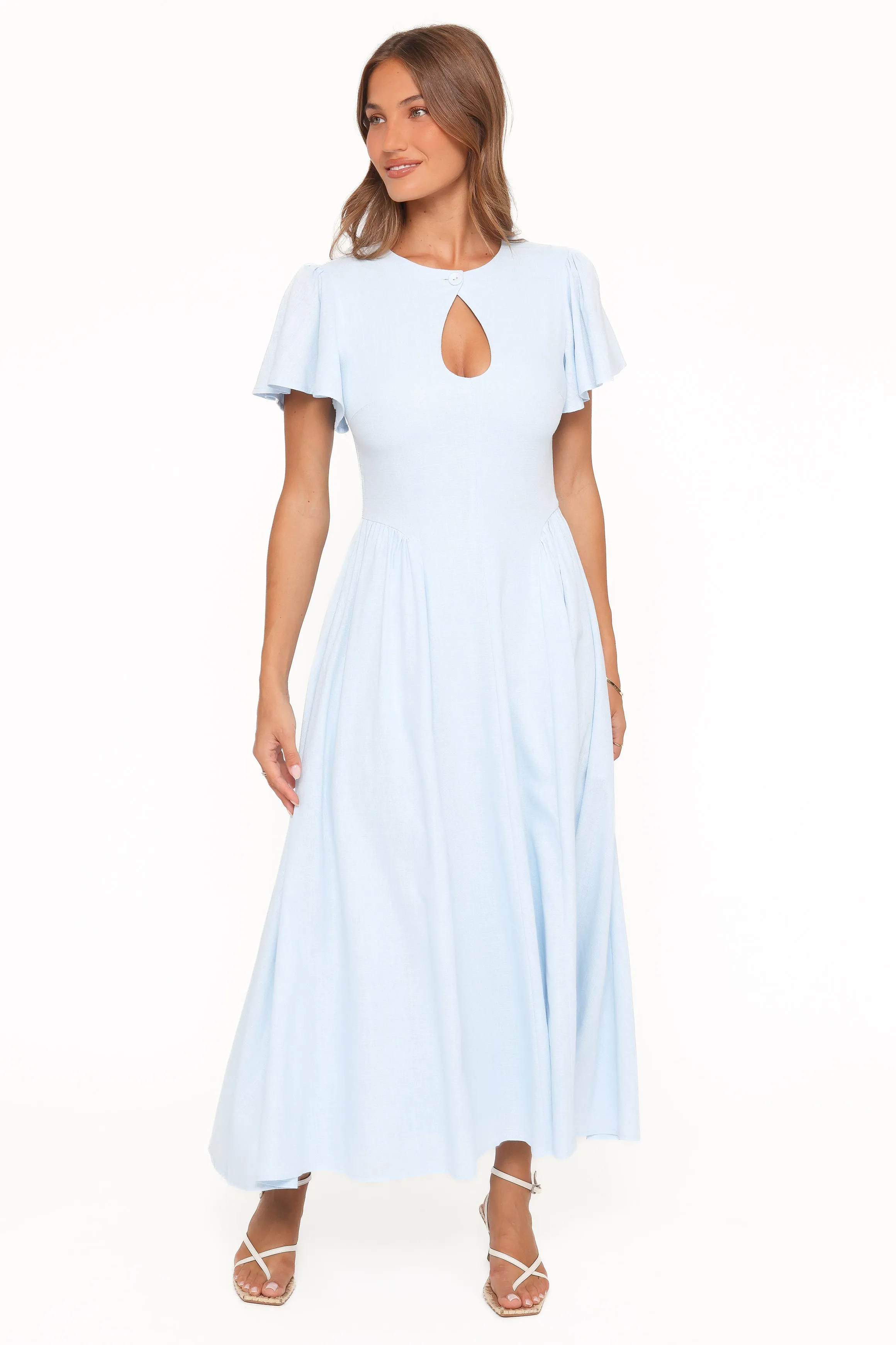 Jessima Midi Dress - Pale Blue sold by Petal & Pup product image thumbnail 2