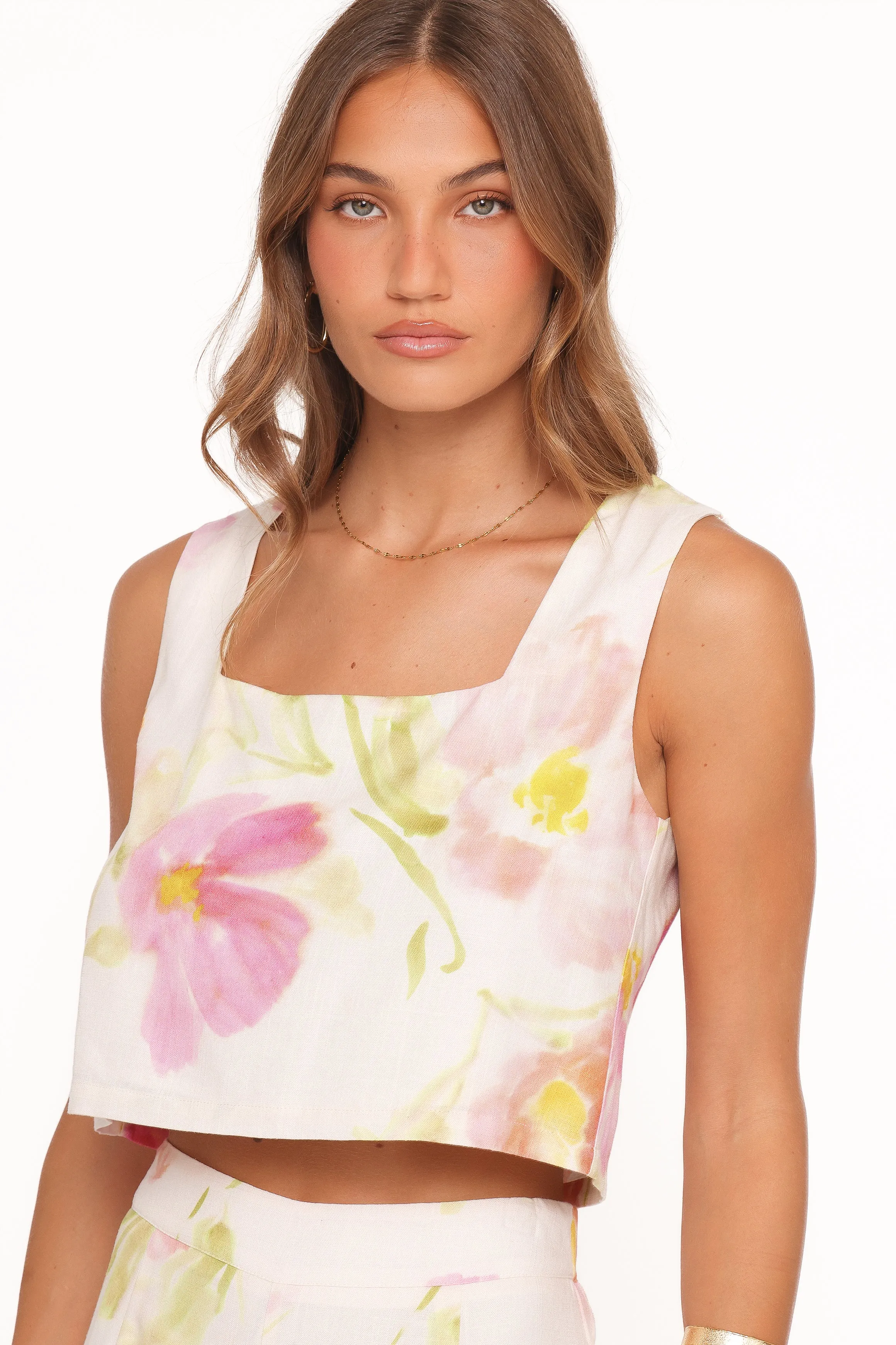 Devlin Top - Pink Garden Floral sold by Petal & Pup product image thumbnail 3