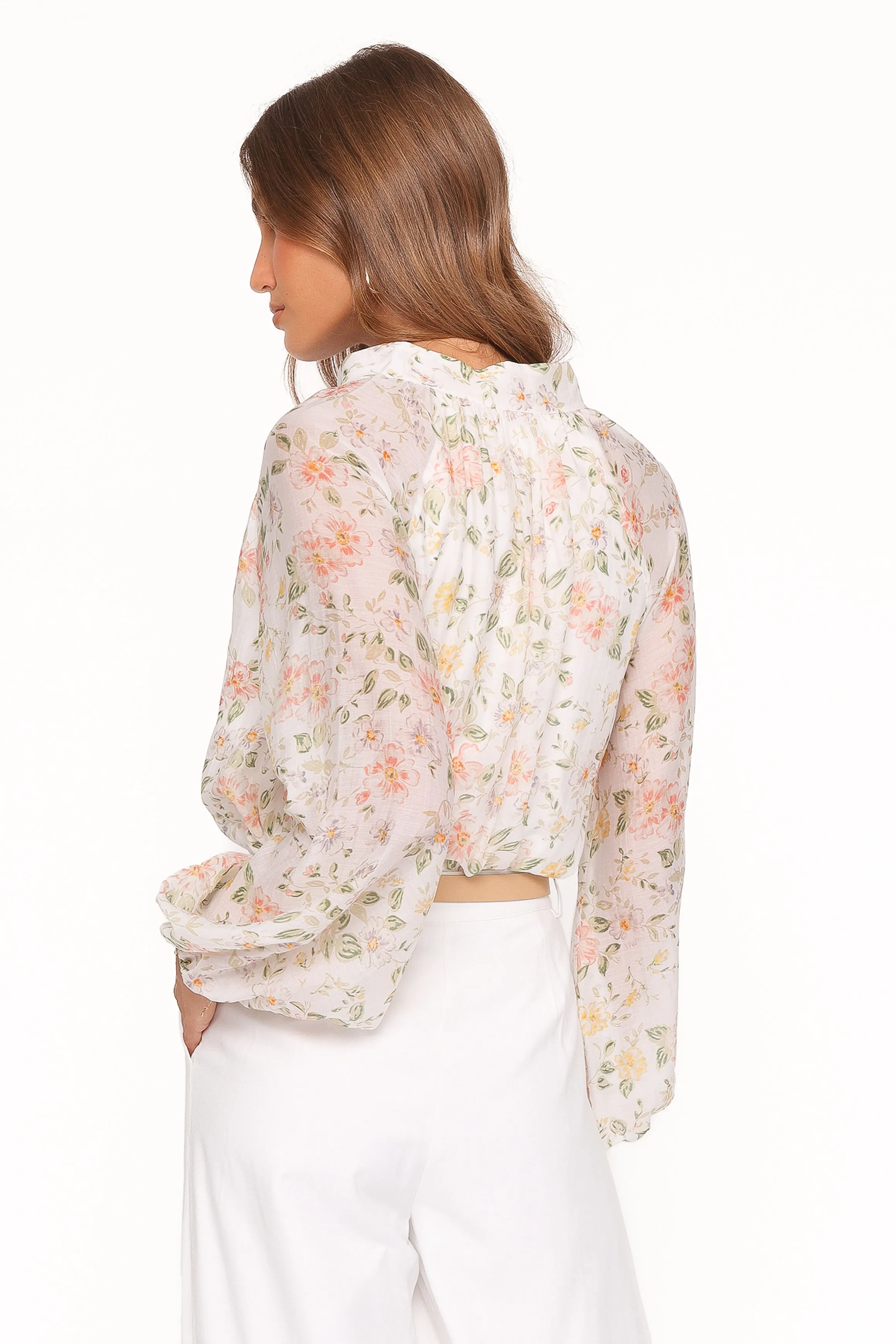 Marni Top - White Multi Floral sold by Petal & Pup product image thumbnail 5