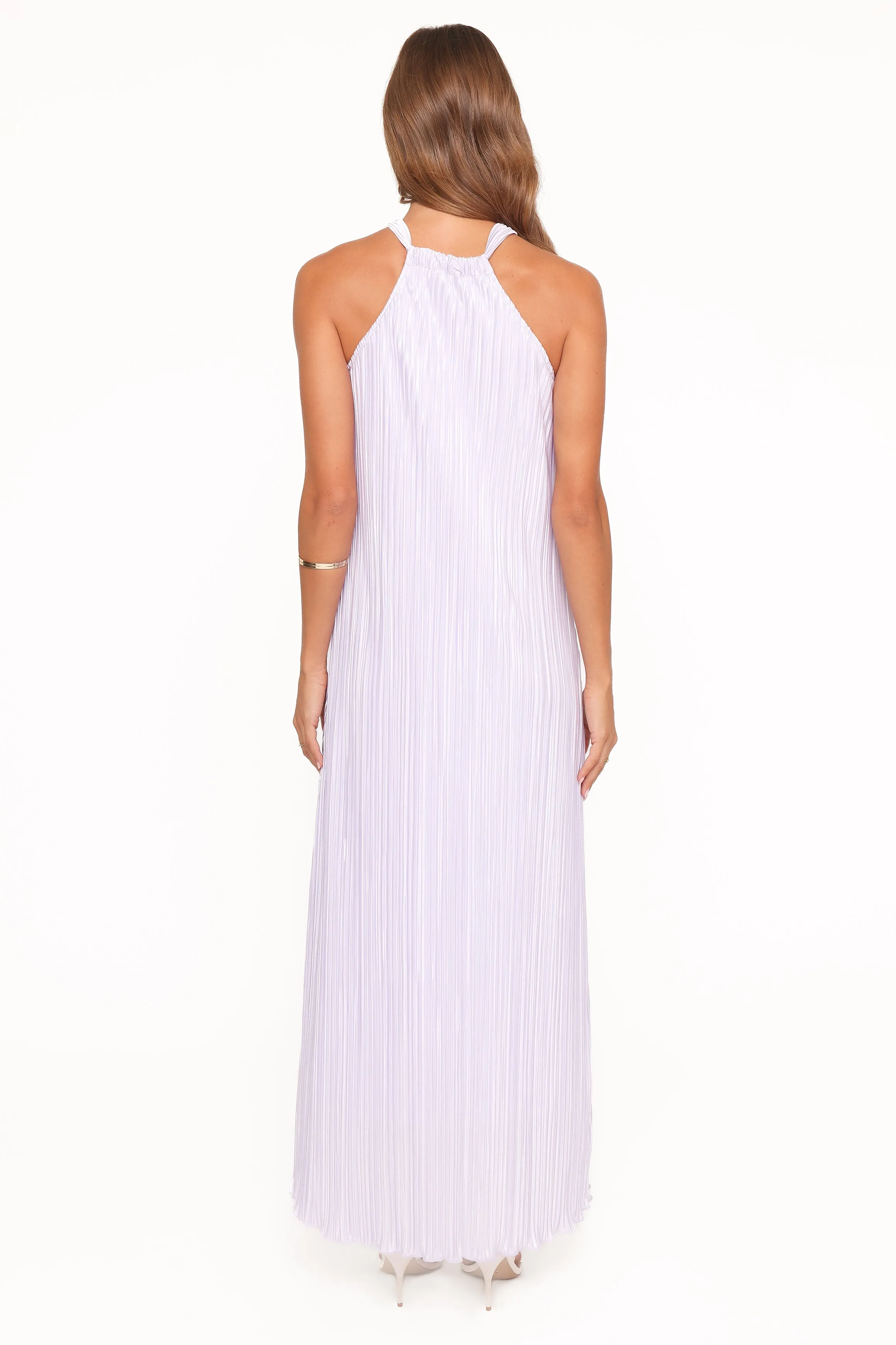 Melody Plisse Halter Maxi Dress - Lavender sold by Petal & Pup product image thumbnail 4