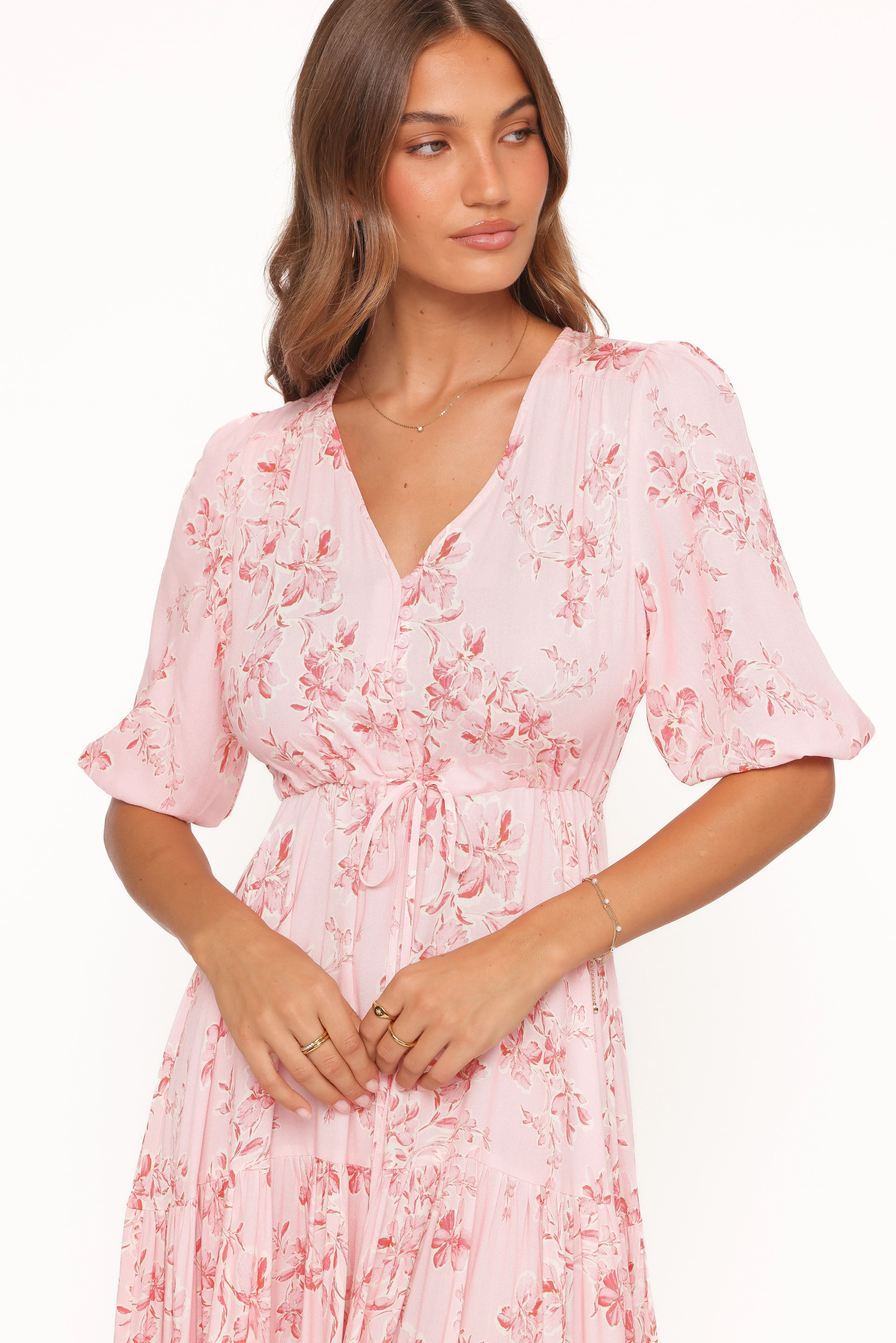 Kelda Dress - Rose Pink Floral sold by Petal & Pup product image thumbnail 3