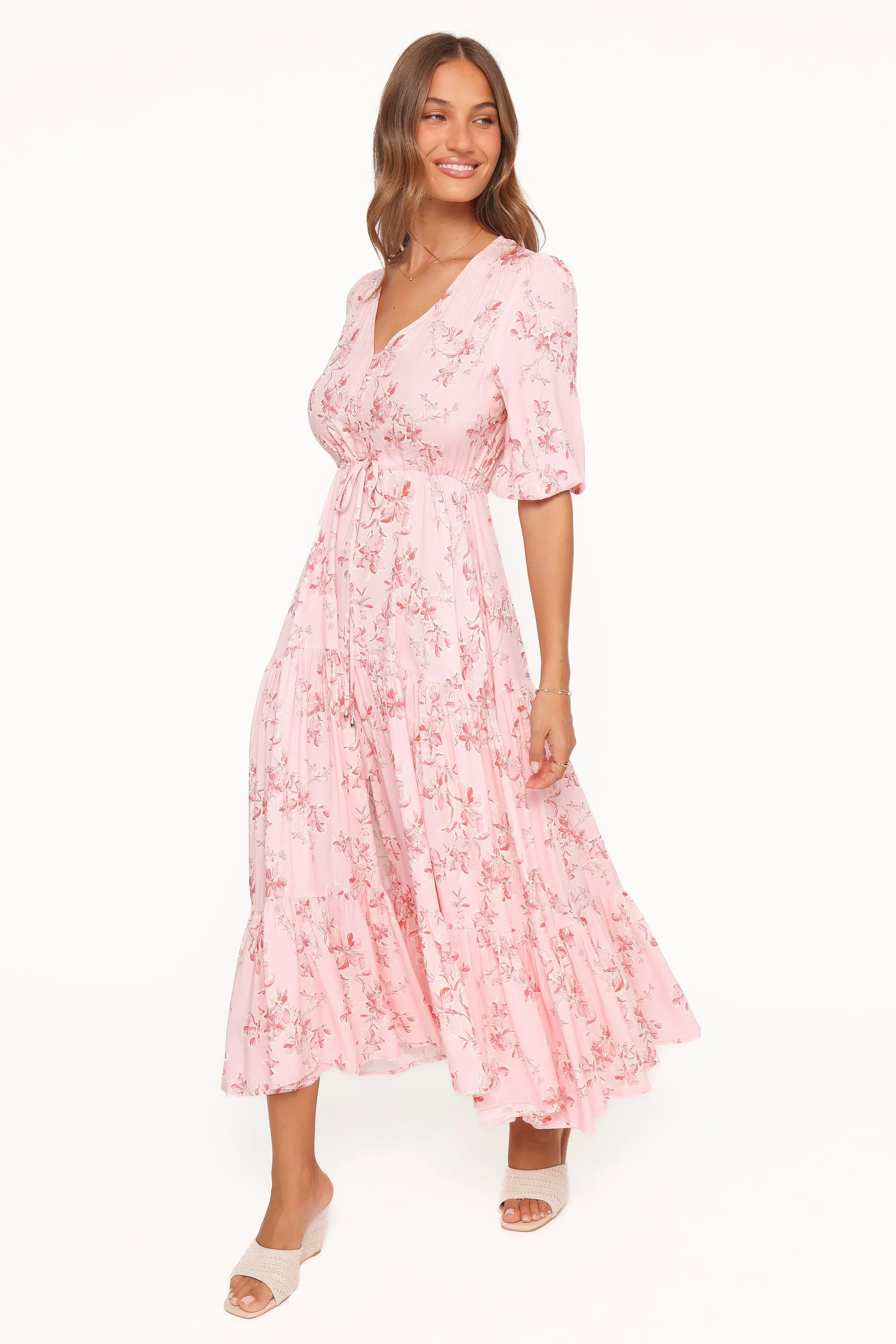 Kelda Dress - Rose Pink Floral sold by Petal & Pup product image thumbnail 4