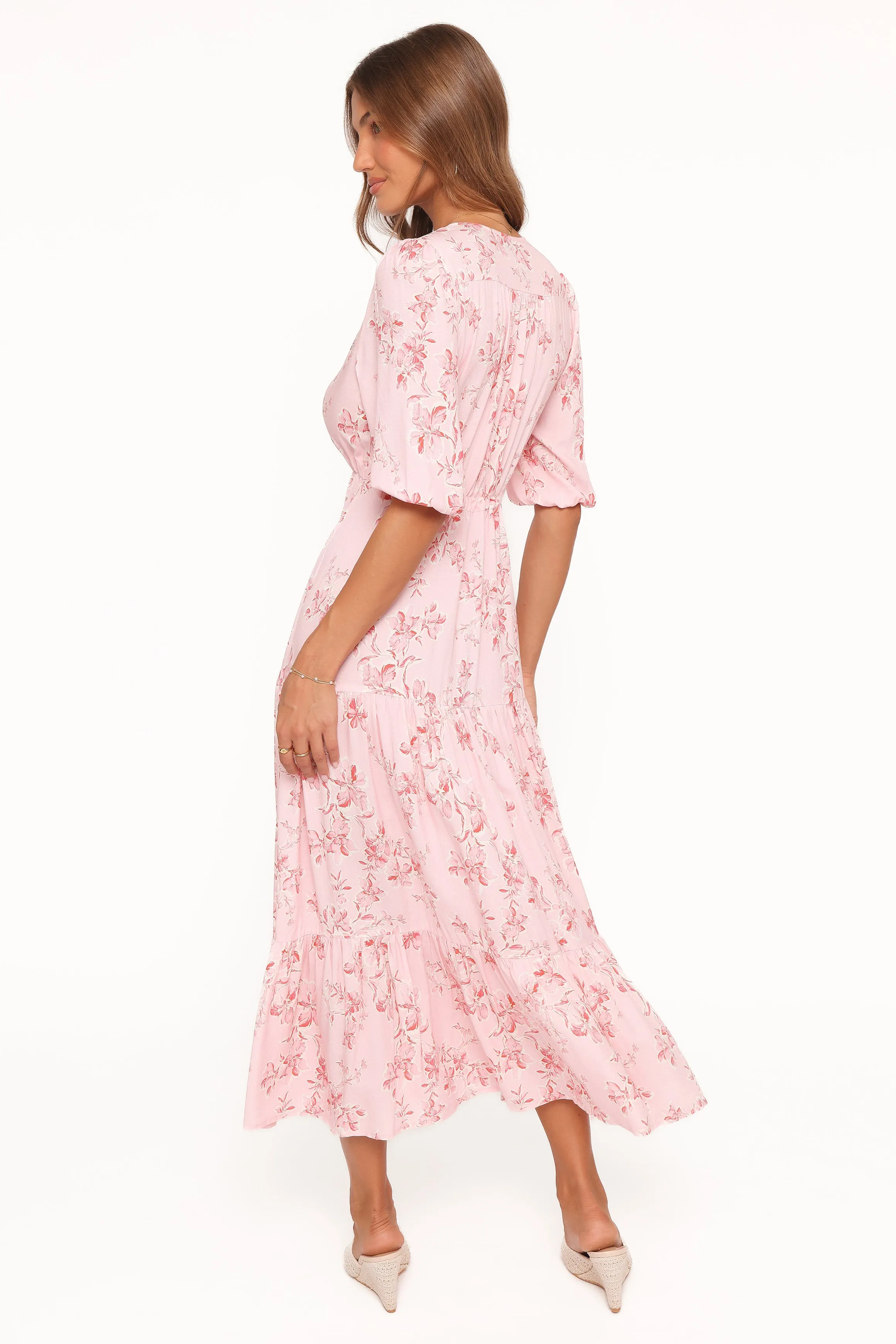 Kelda Dress - Rose Pink Floral sold by Petal & Pup product image thumbnail 5