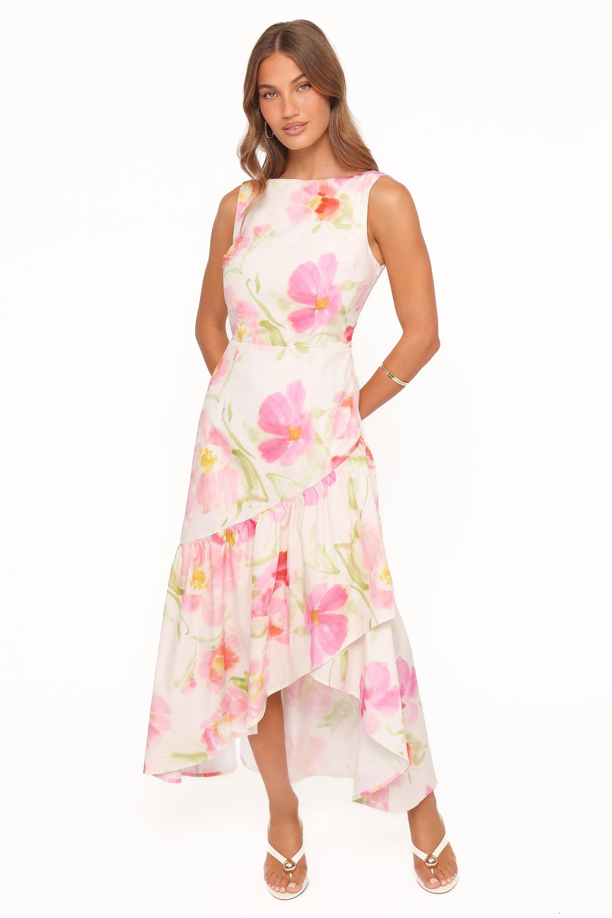 Zula Maxi Dress - Pink Garden Floral sold by Petal & Pup product image thumbnail 2