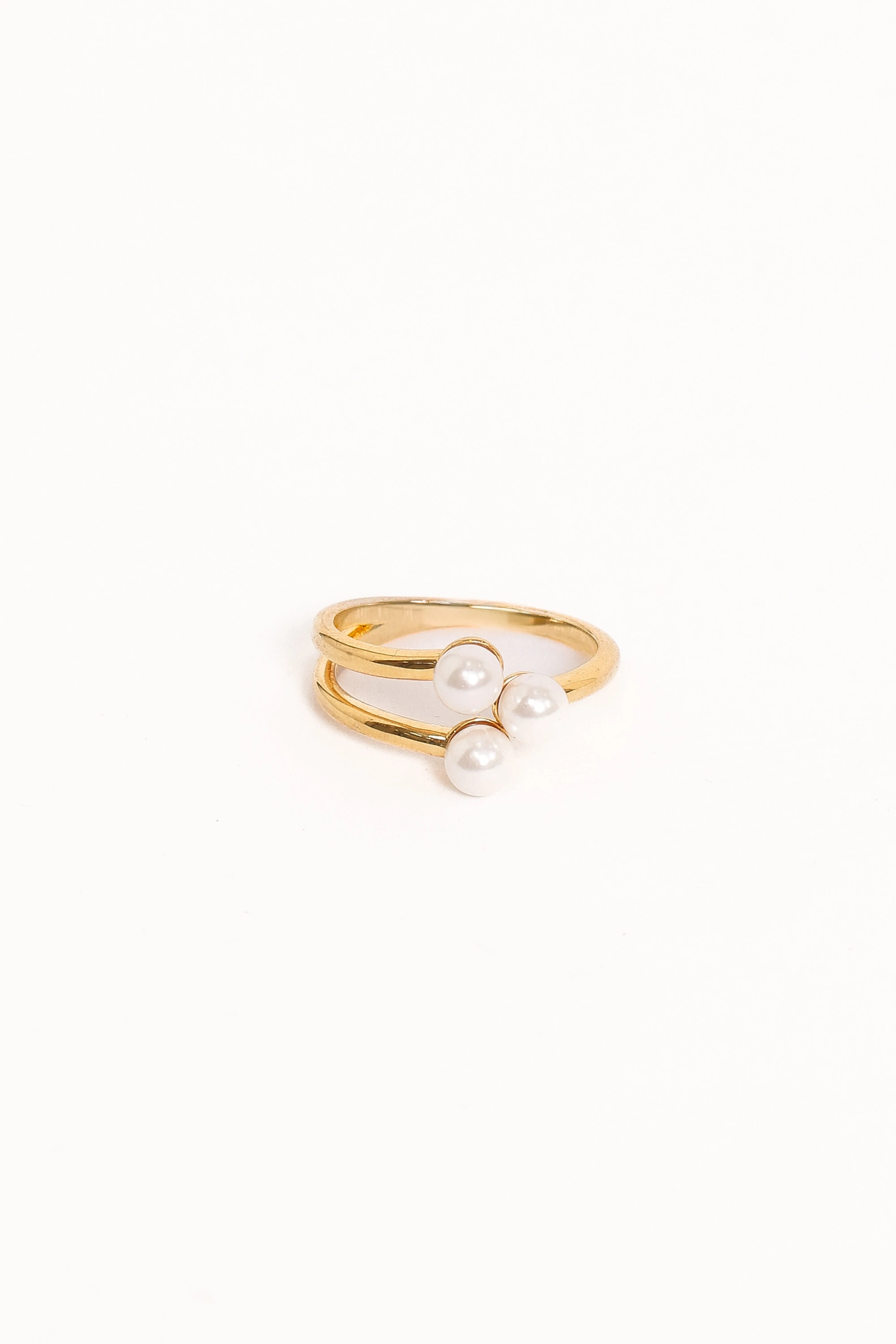 Kelsey Pearl Ring - Gold sold by Petal & Pup product image thumbnail 2