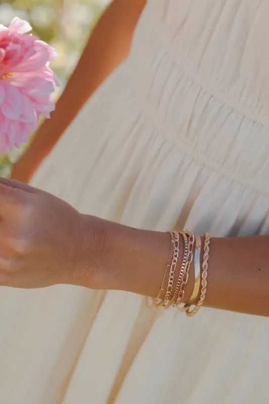 Brooklyn Bracelet Set - Gold made by Petal & Pup