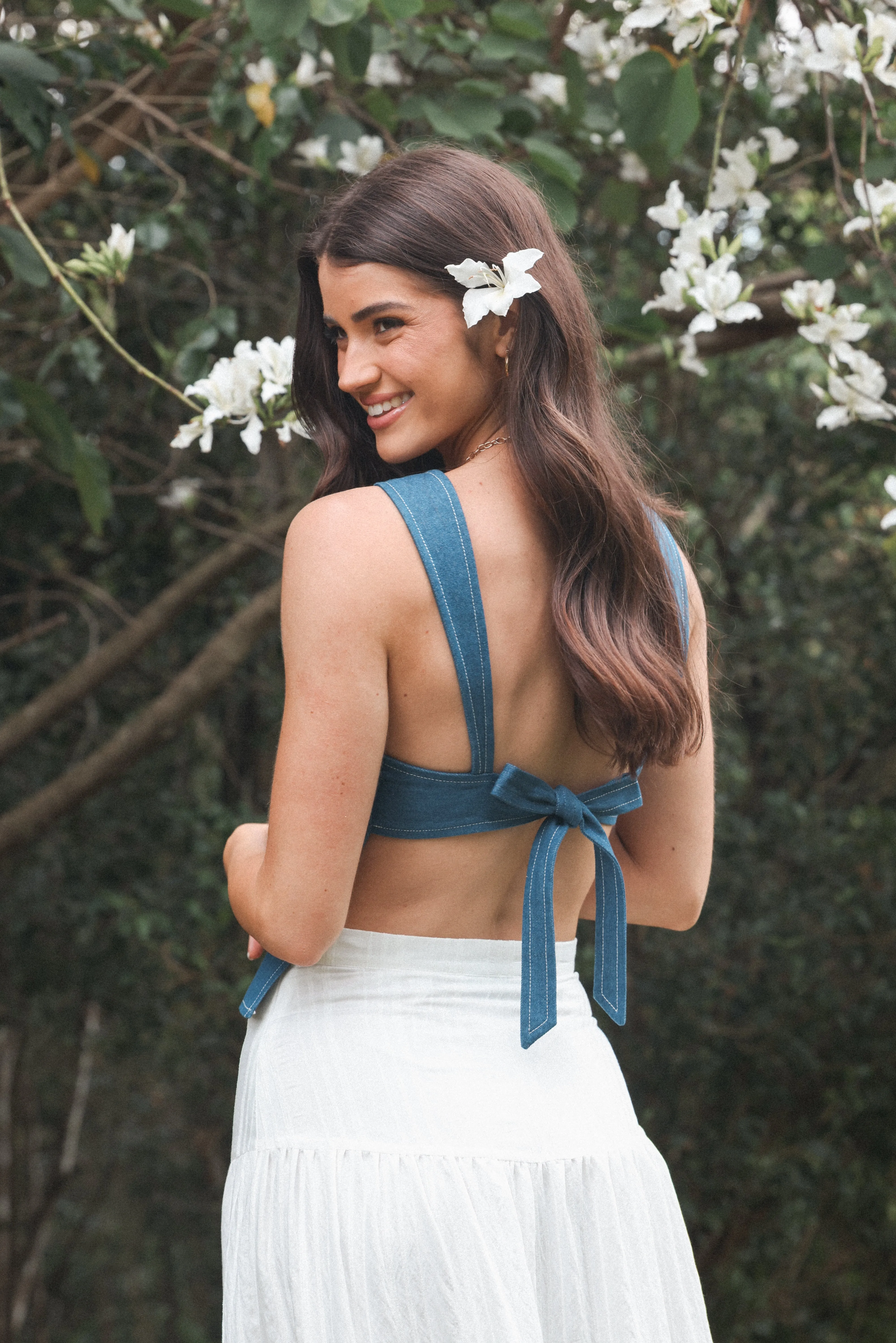 Azura Top - Denim sold by Petal & Pup product image thumbnail 2
