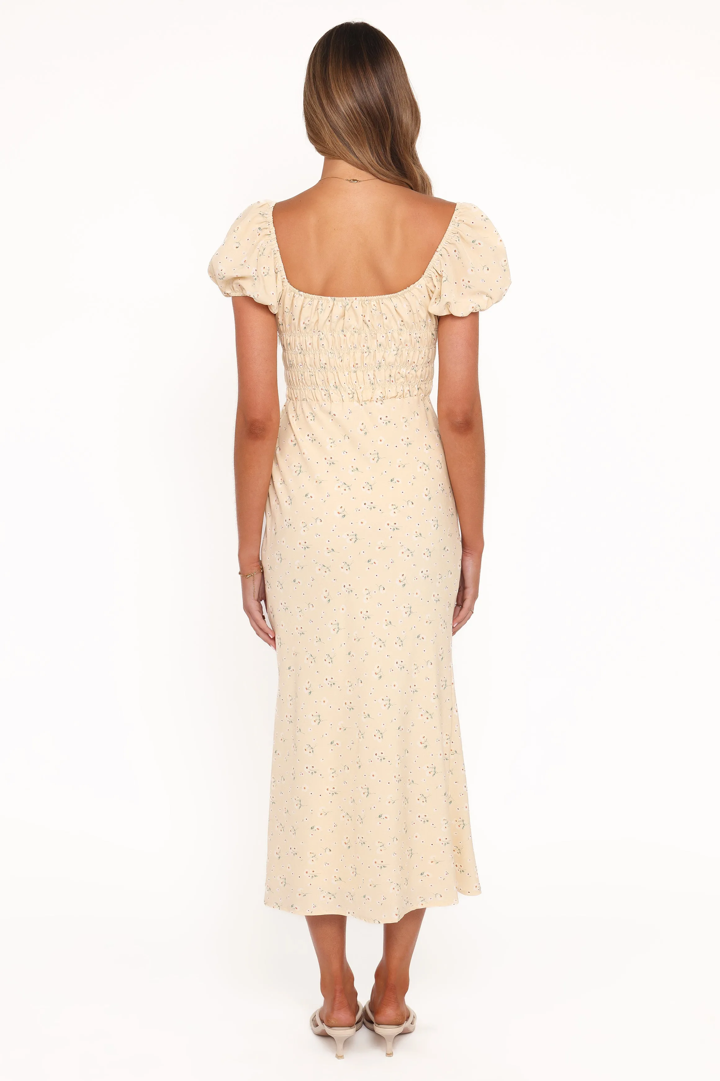 Teigan Midi Dress - Yellow Floral sold by Petal & Pup product image thumbnail 5