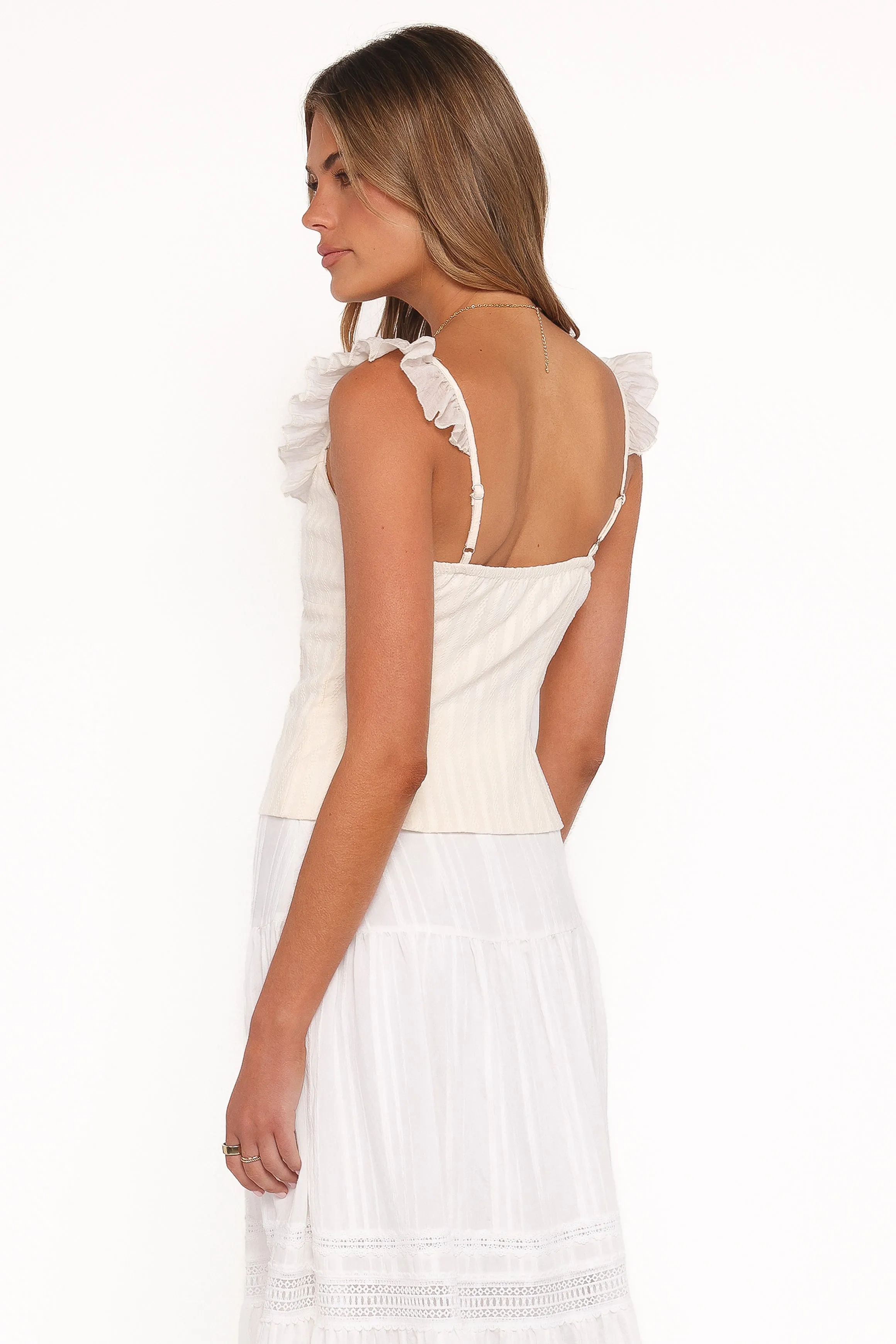 Eulalie Corset Top - Cream sold by Petal & Pup product image thumbnail 5