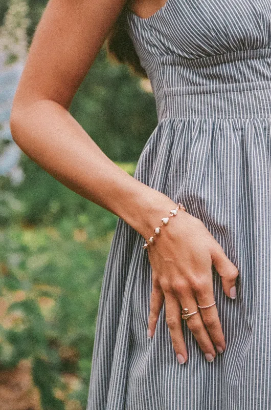 Penelope Bracelet - Gold made by Petal & Pup