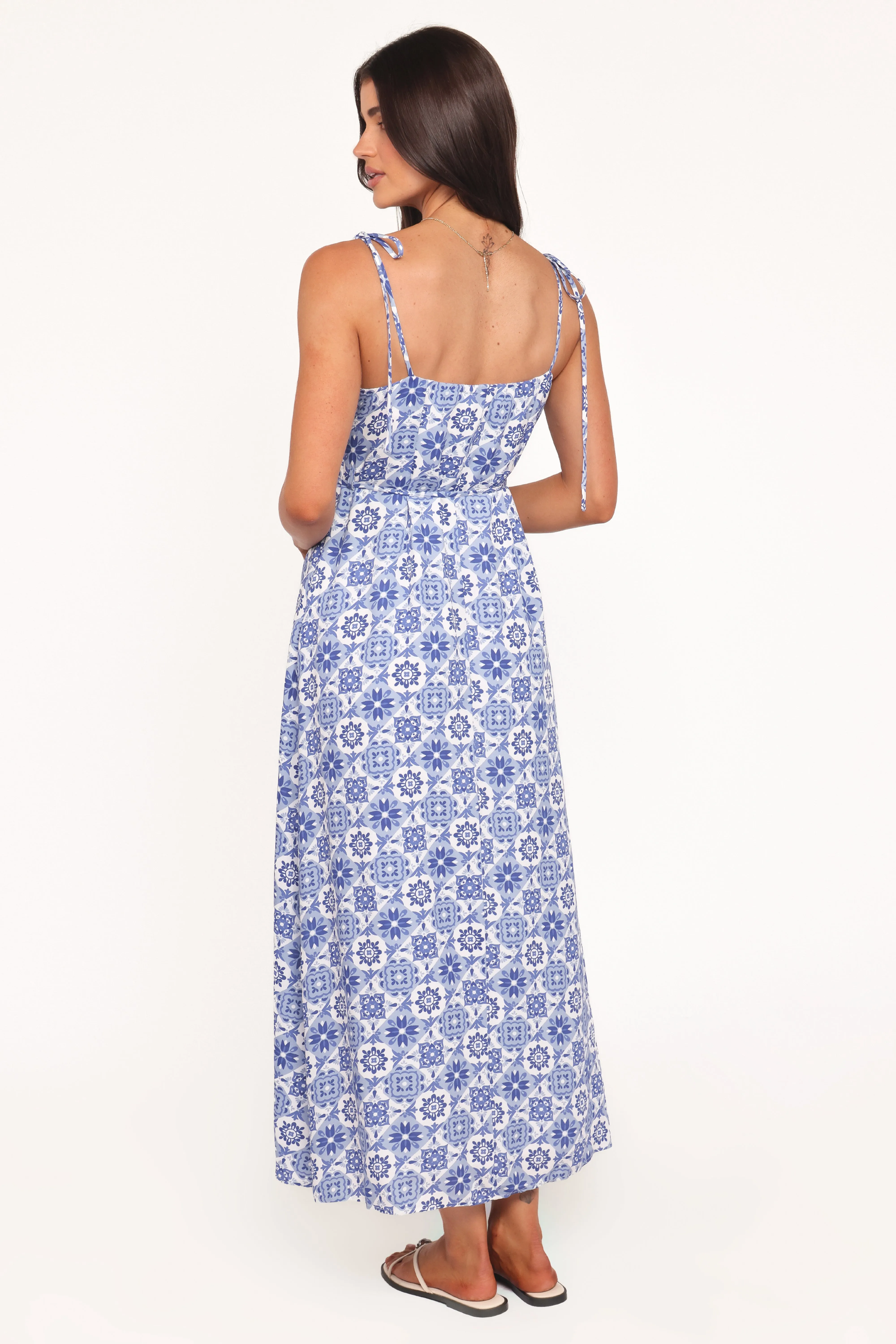 Aster Maxi Dress - Blue Tile sold by Petal & Pup product image thumbnail 4