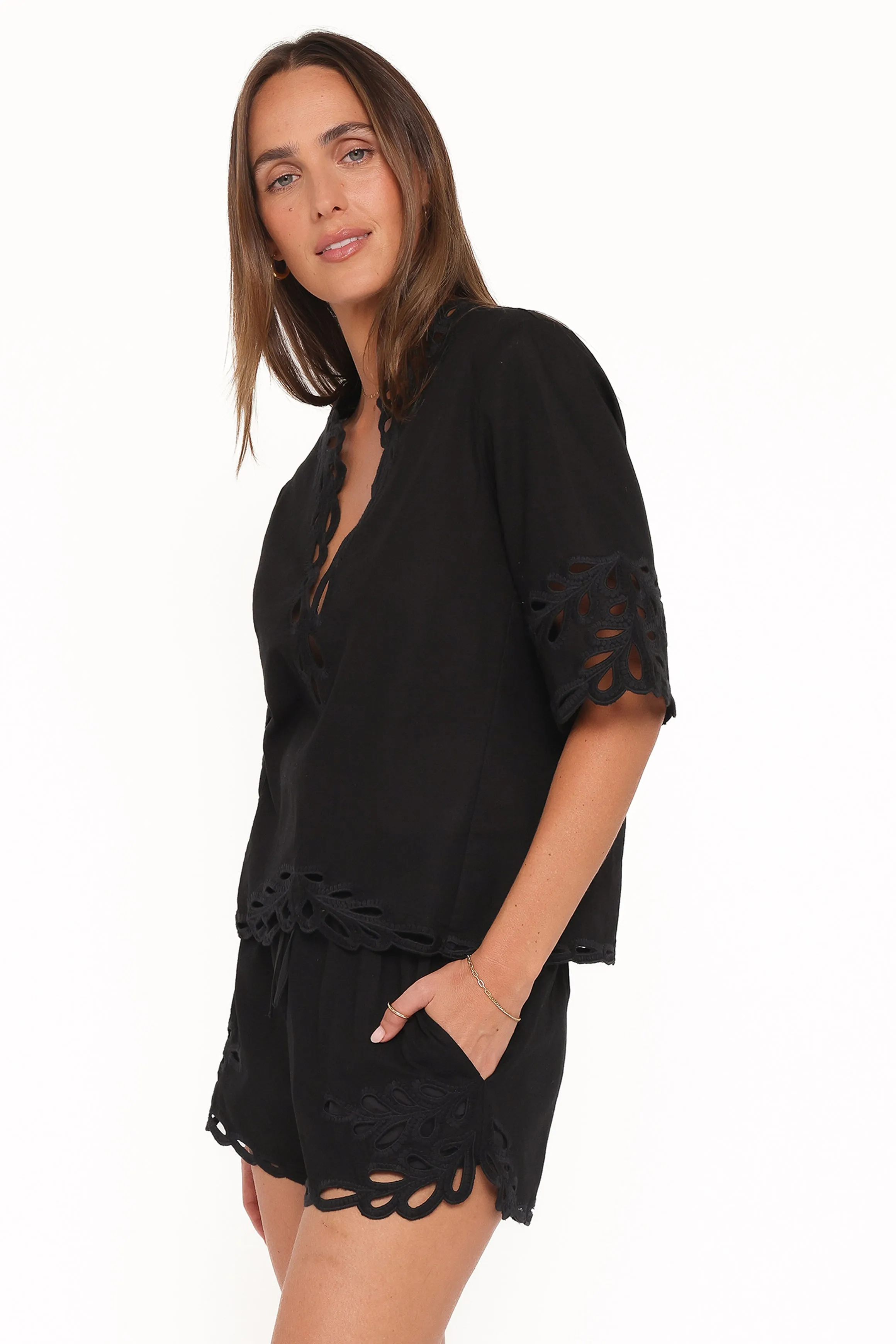 Brydie Short Set - Black sold by Petal & Pup product image thumbnail 3