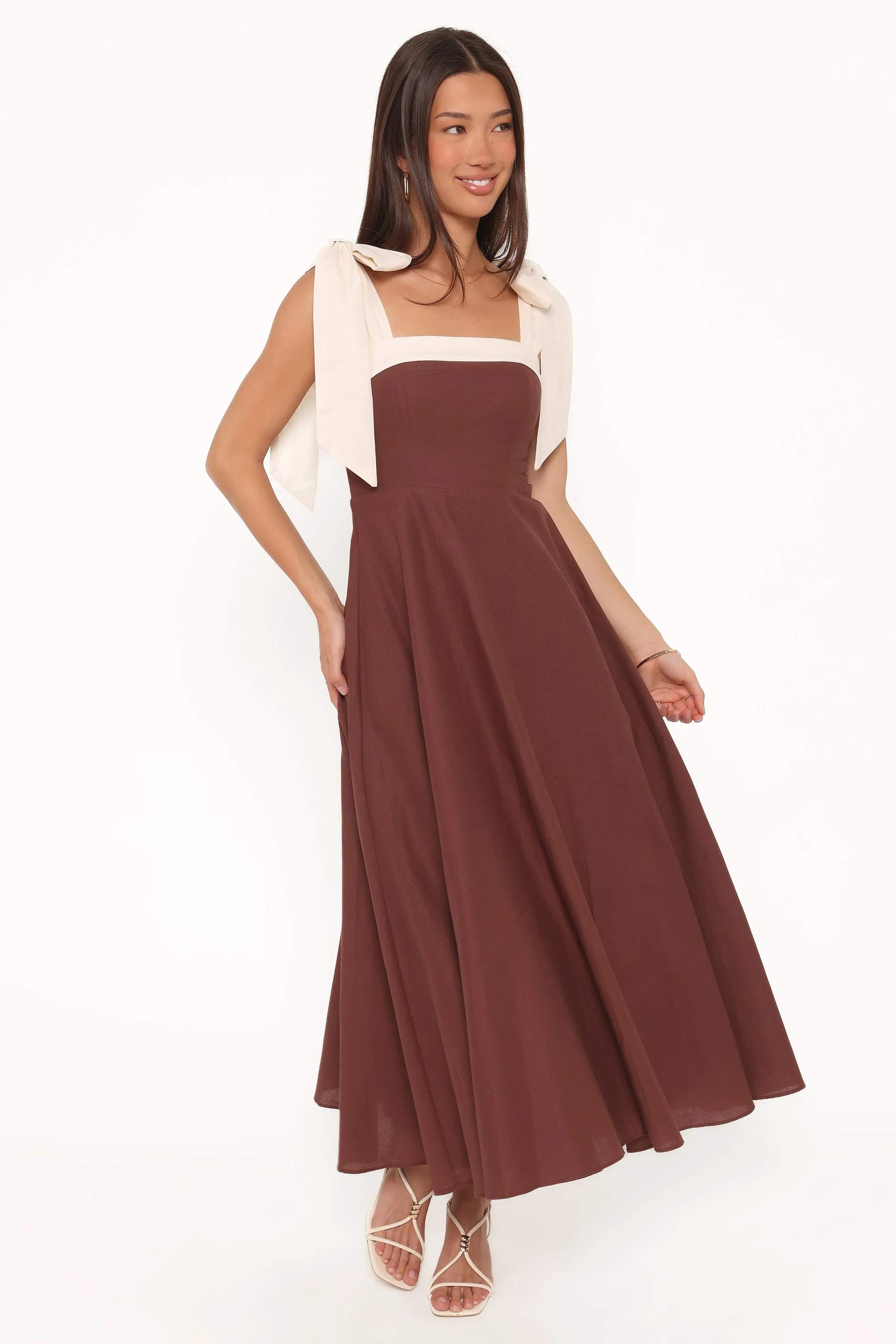 Olinda Midi Dress - Chocolate sold by Petal & Pup product image thumbnail 5